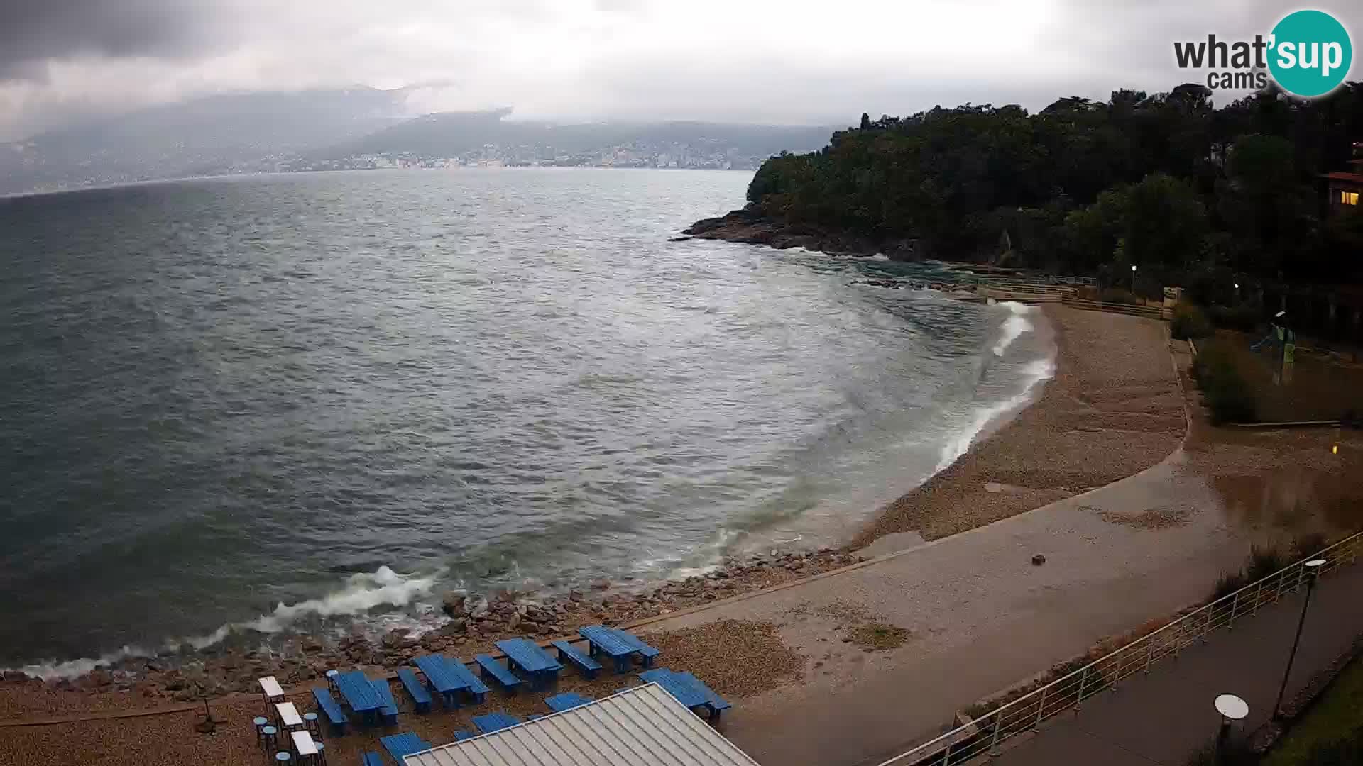 Reka Spletna kamera  plaža pri Bazenih Kantrida
