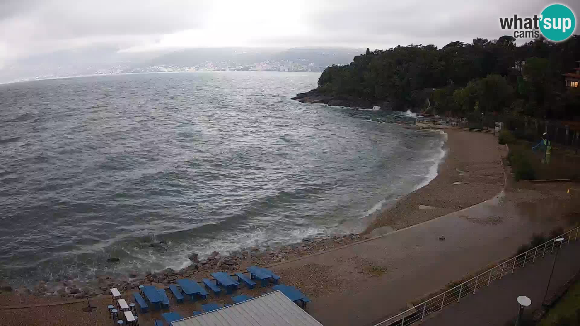 Reka Spletna kamera  plaža pri Bazenih Kantrida