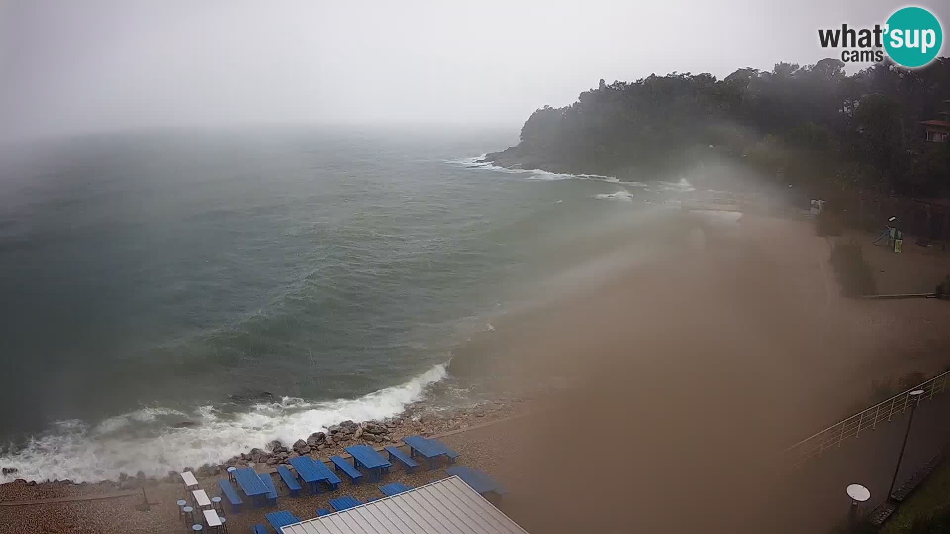 Reka Spletna kamera  plaža pri Bazenih Kantrida