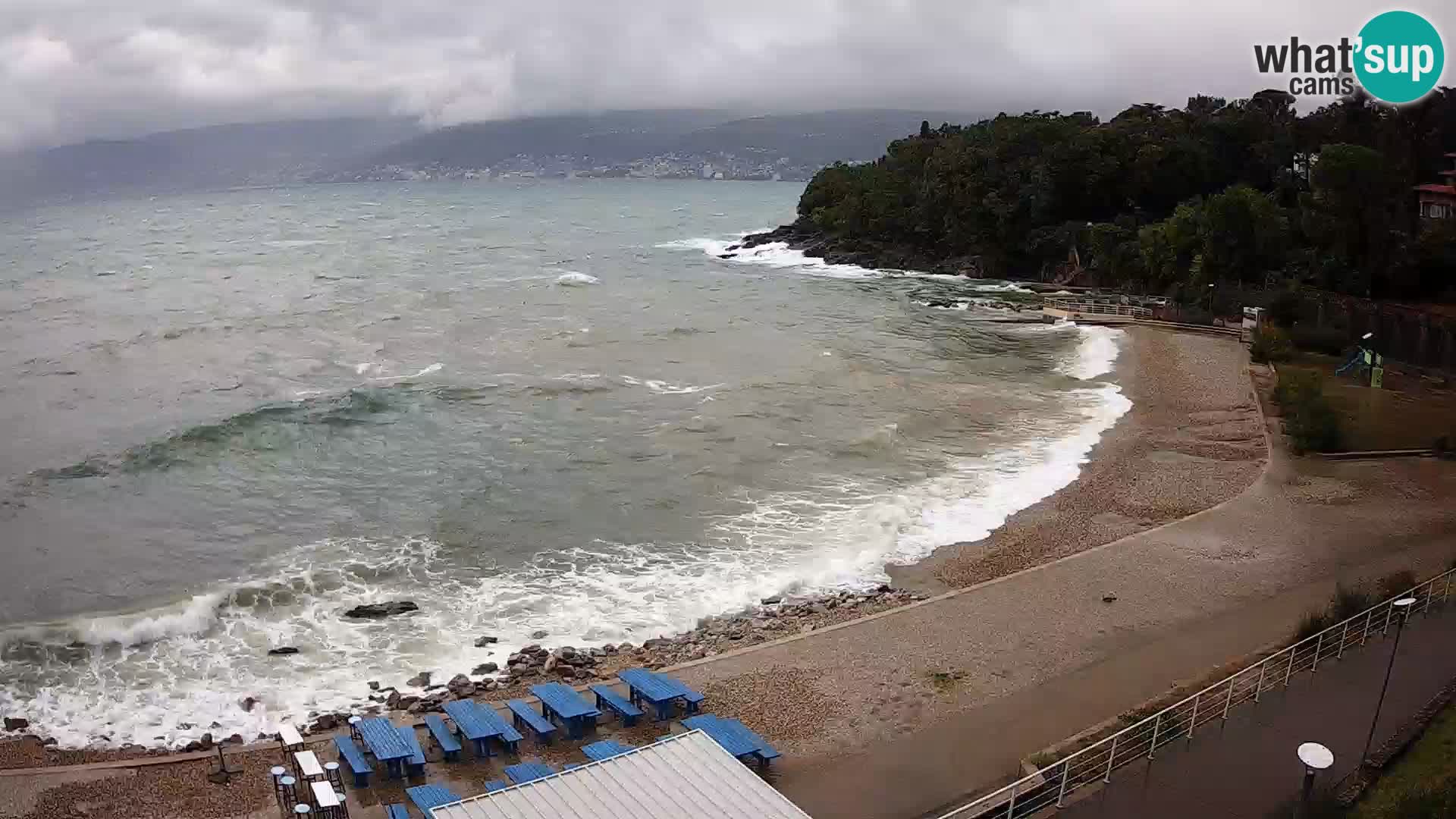Rijeka Live webcam piscinas de playa Kantrida
