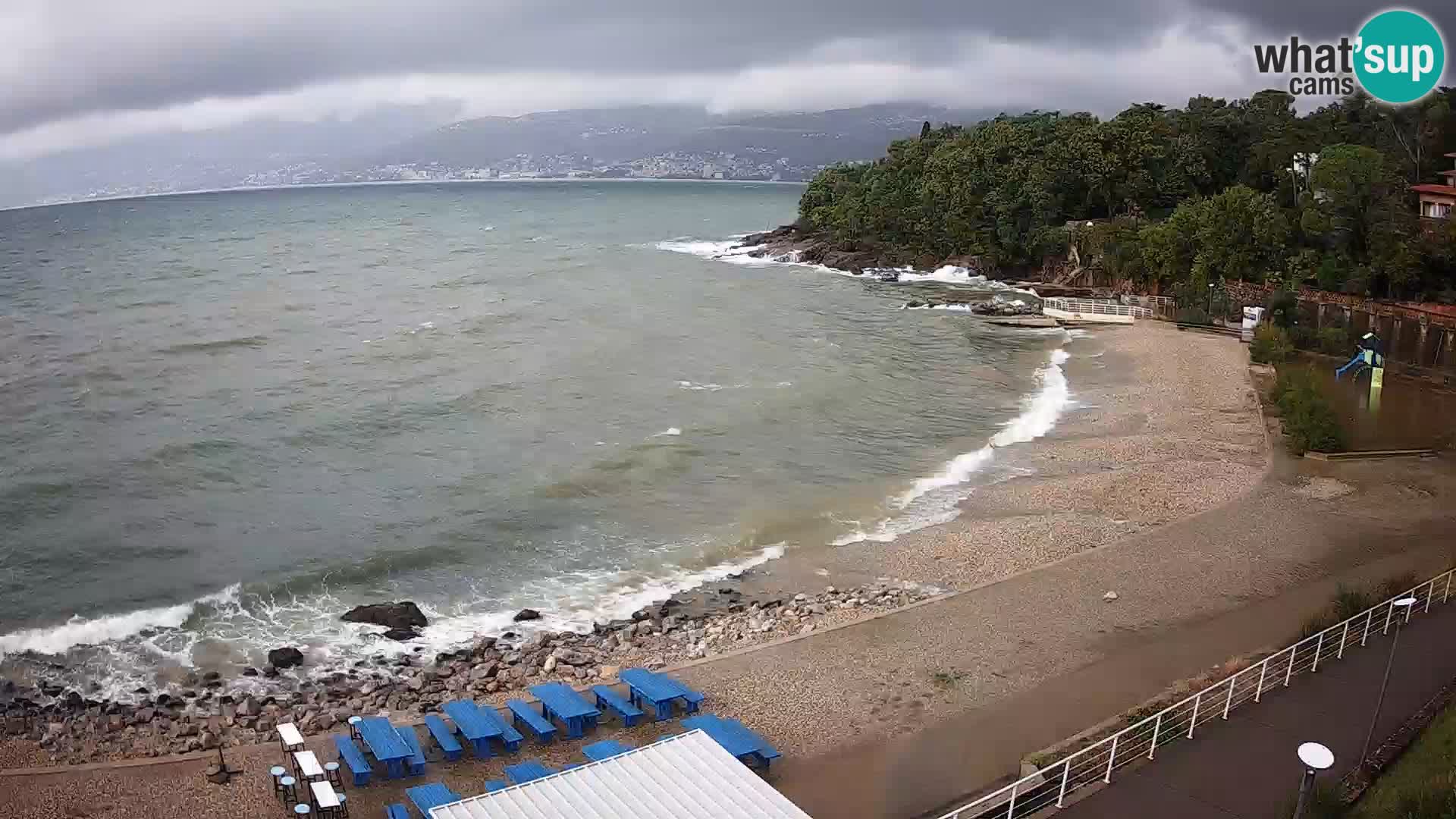 Rijeka Live webcam piscinas de playa Kantrida