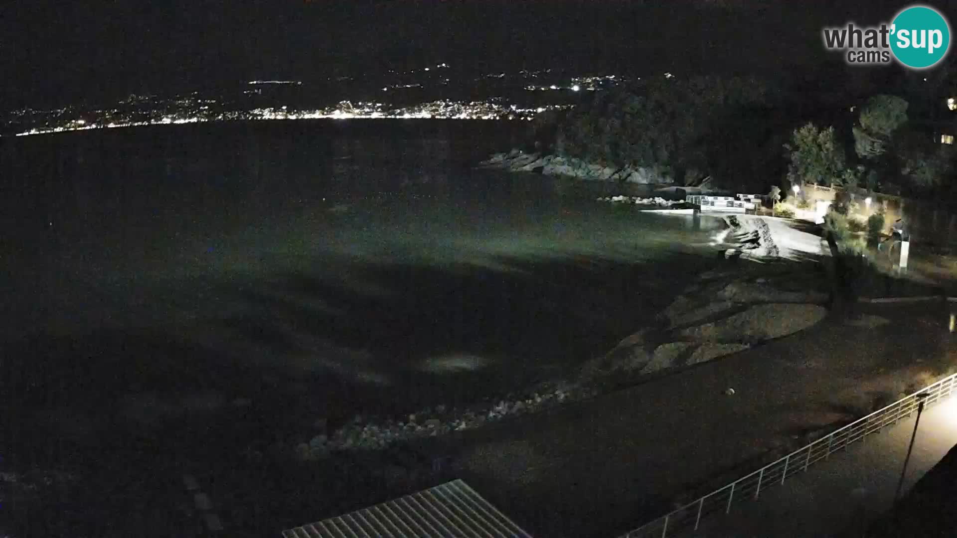 Rijeka web kamera plaža pri Bazenih Kantrida