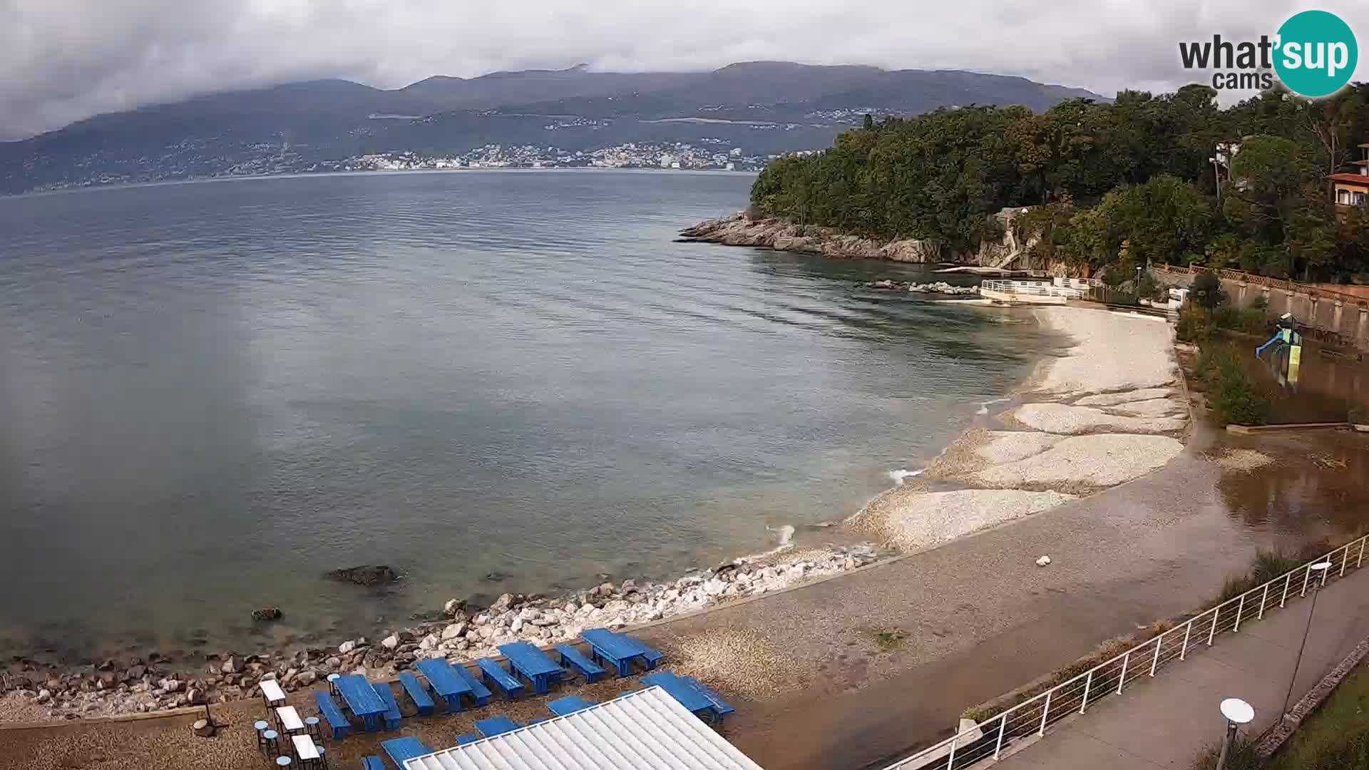 Reka Spletna kamera  plaža pri Bazenih Kantrida
