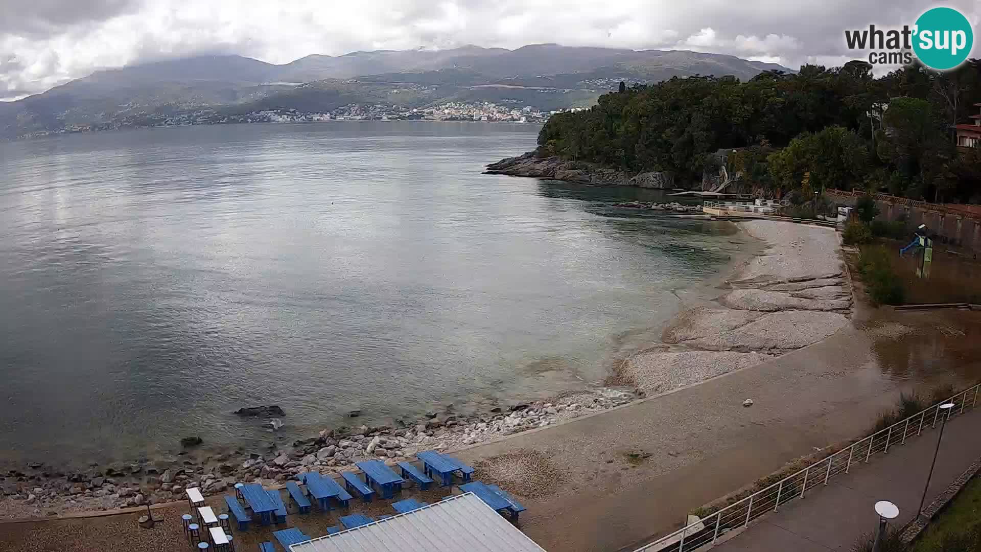Reka Spletna kamera  plaža pri Bazenih Kantrida