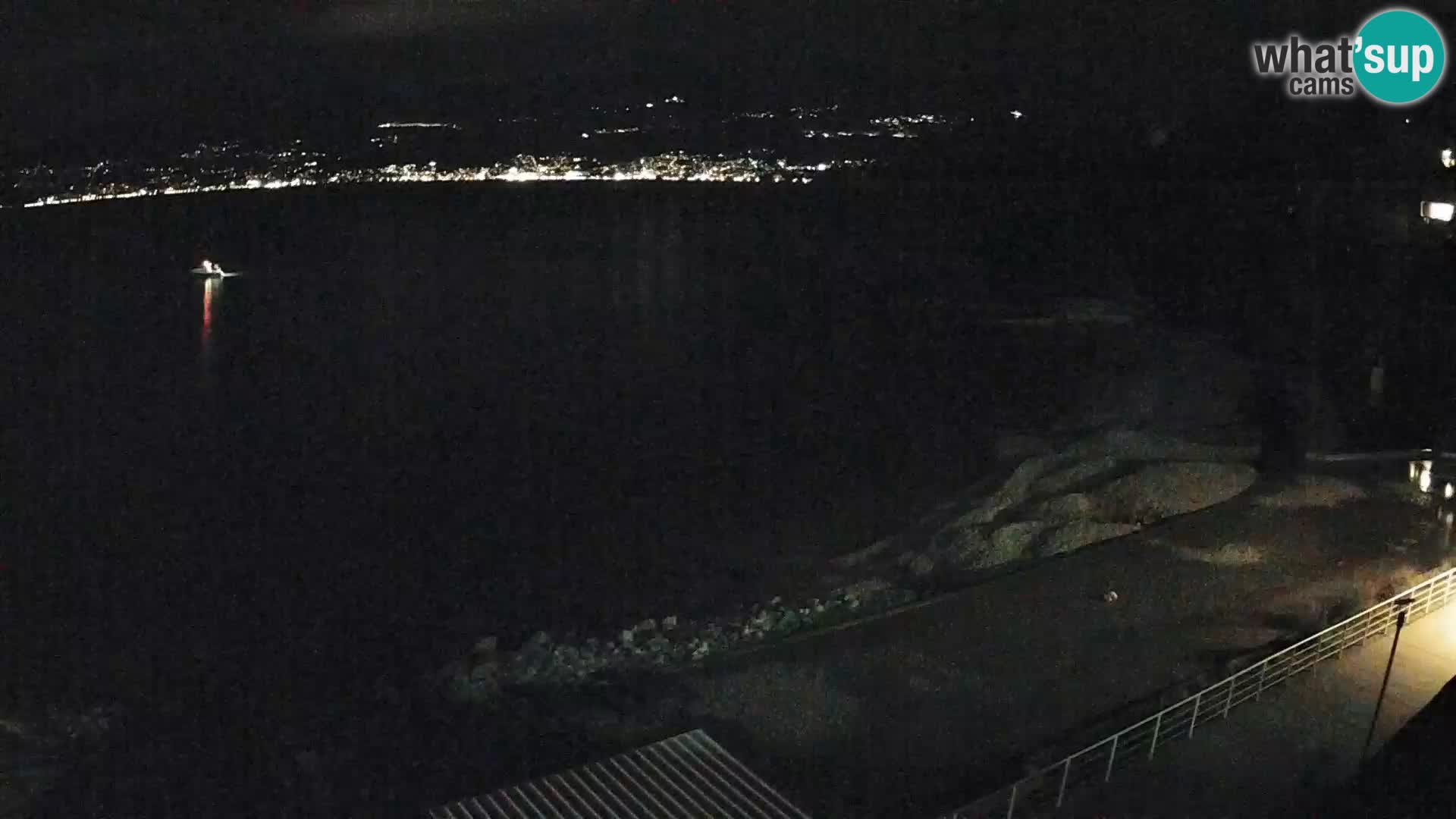 Reka Spletna kamera  plaža pri Bazenih Kantrida