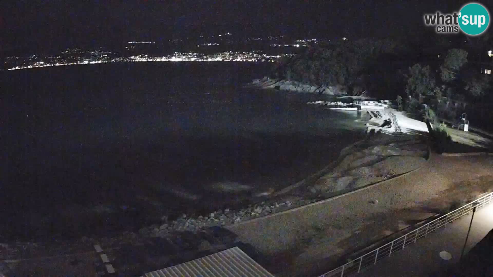 Rijeka web kamera plaža pri Bazenih Kantrida