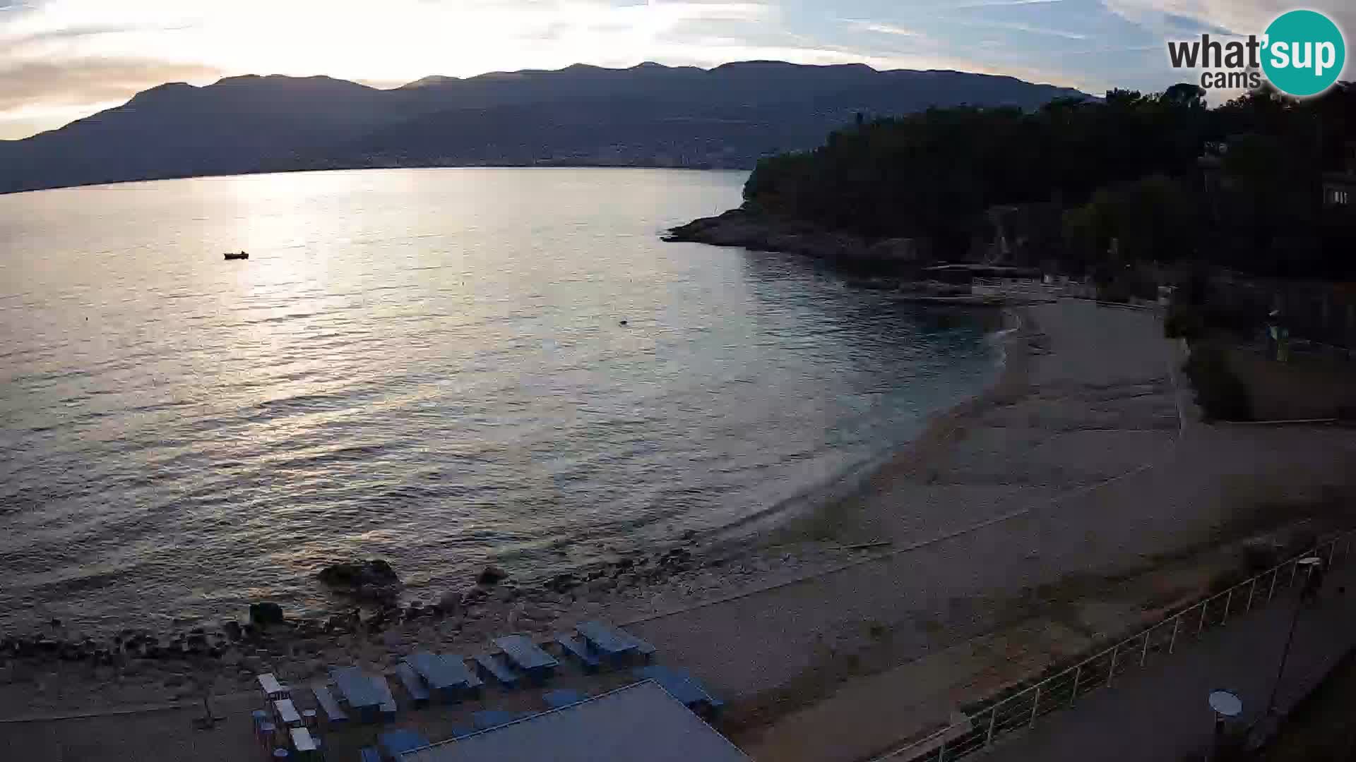Rijeka web kamera plaža pri Bazenih Kantrida