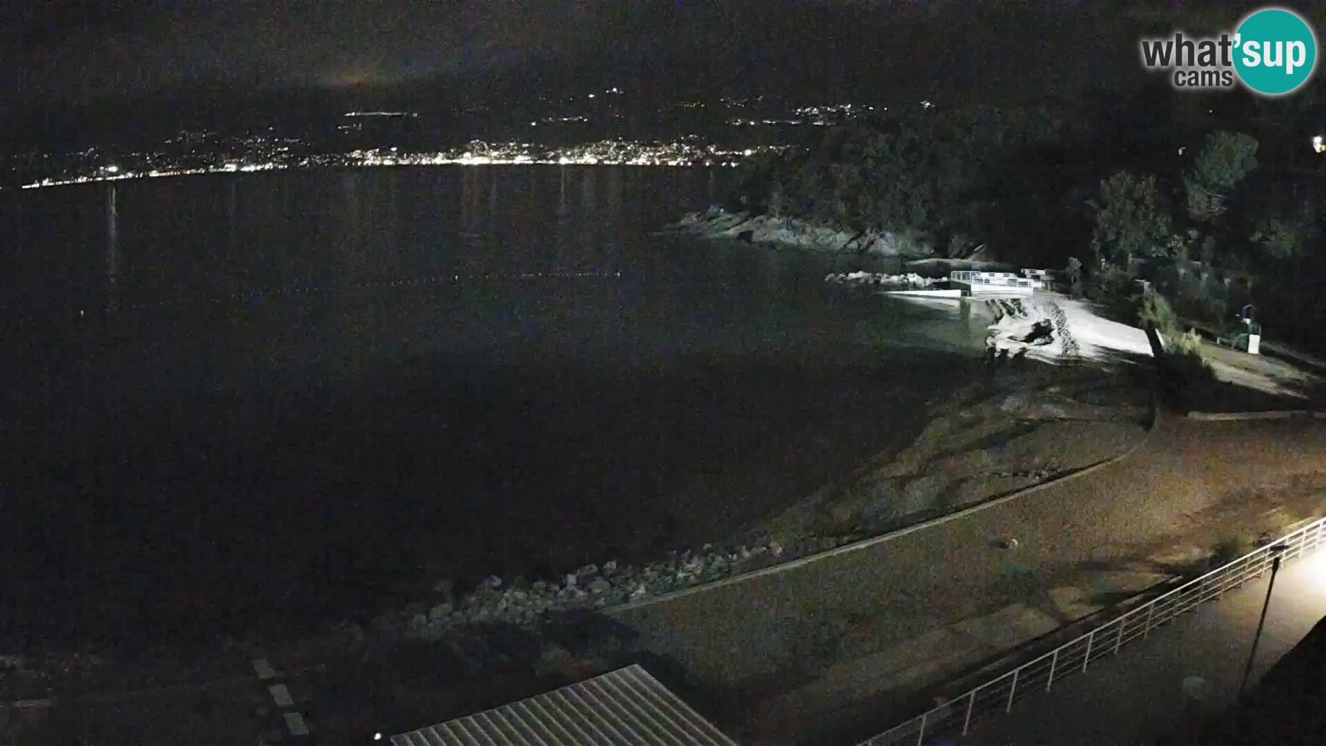 Reka Spletna kamera  plaža pri Bazenih Kantrida