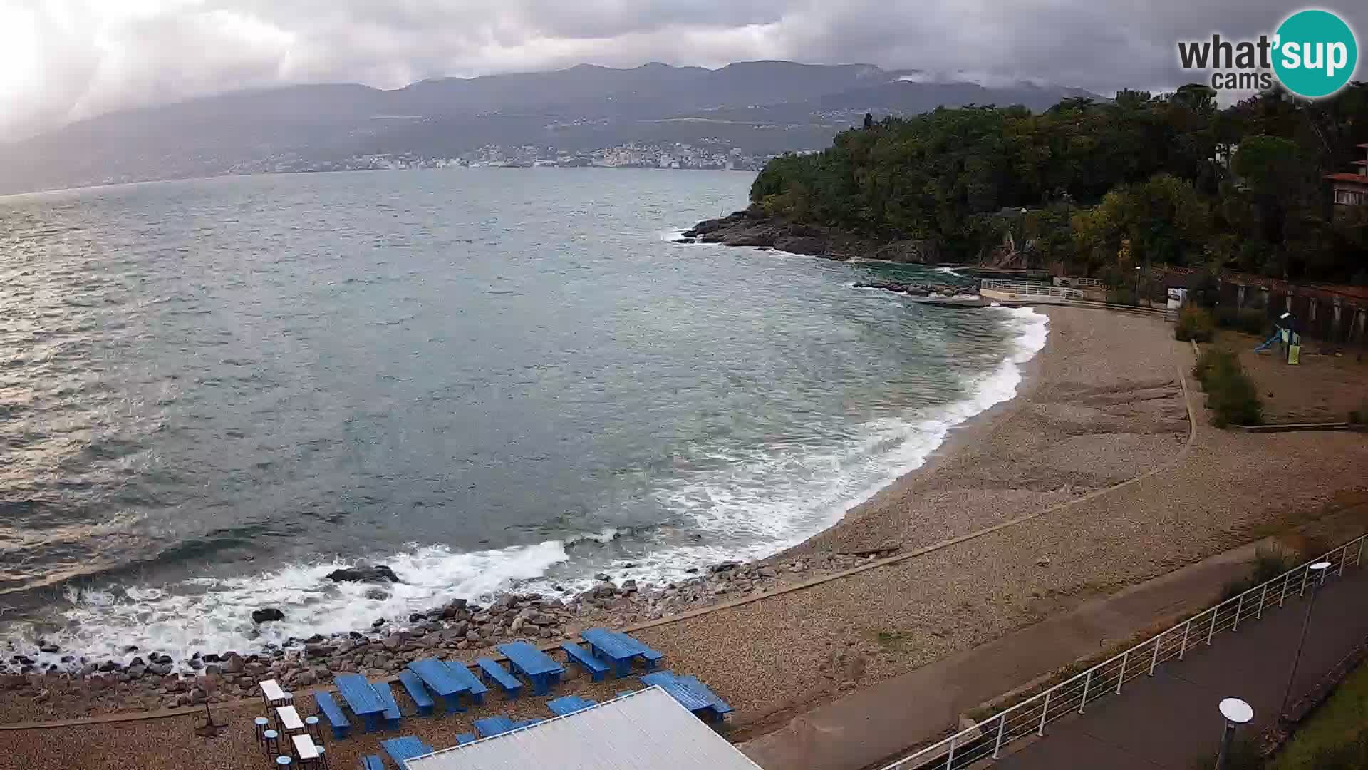 Reka Spletna kamera  plaža pri Bazenih Kantrida