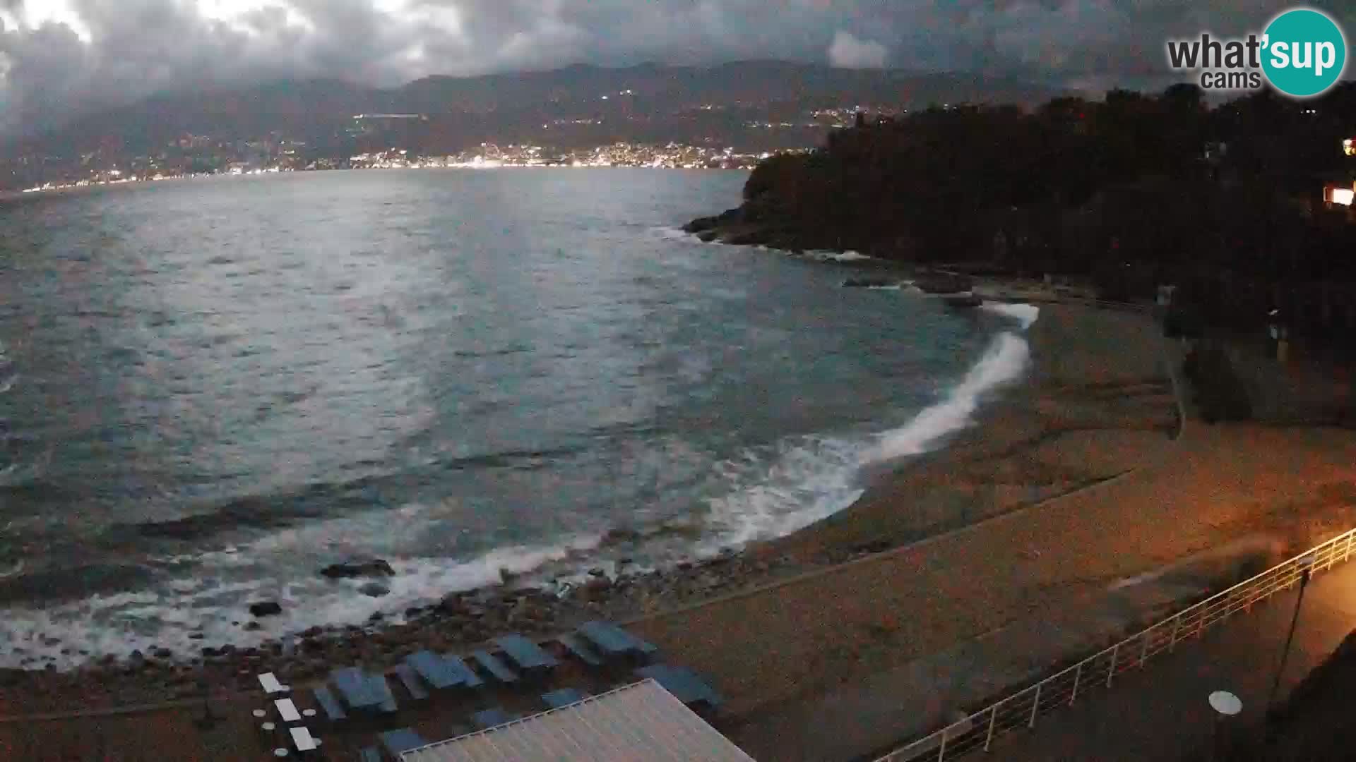 Reka Spletna kamera  plaža pri Bazenih Kantrida