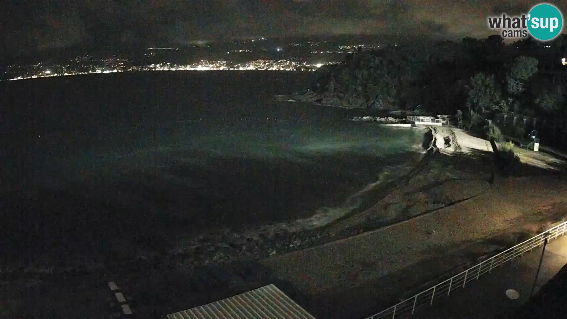 Rijeka web kamera plaža pri Bazenih Kantrida