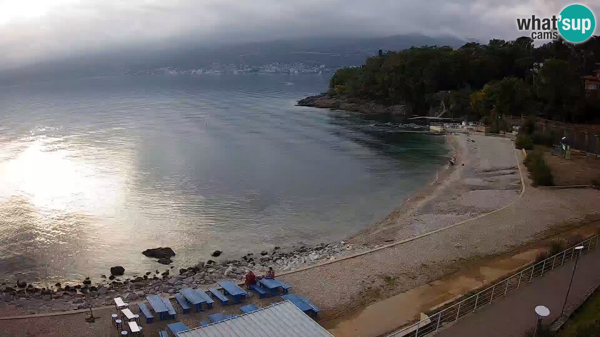 Reka Spletna kamera  plaža pri Bazenih Kantrida