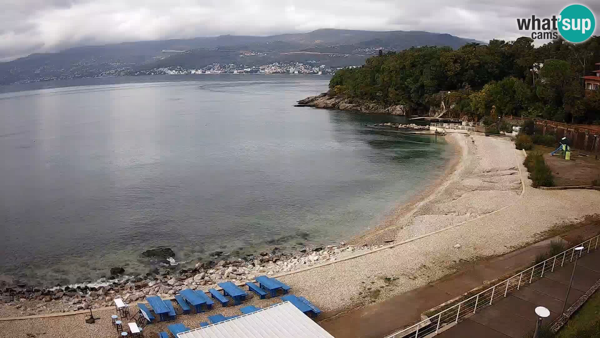 Rijeka web kamera plaža pri Bazenih Kantrida