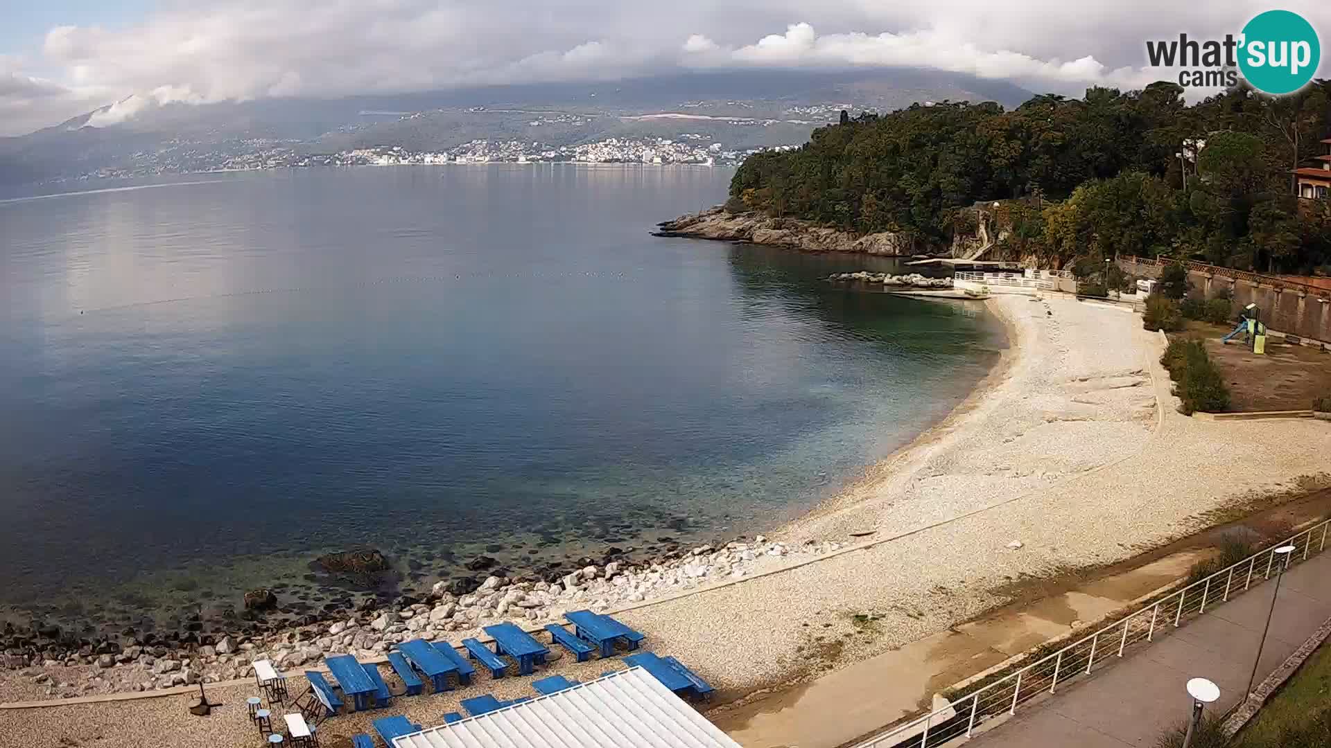 Reka Spletna kamera  plaža pri Bazenih Kantrida