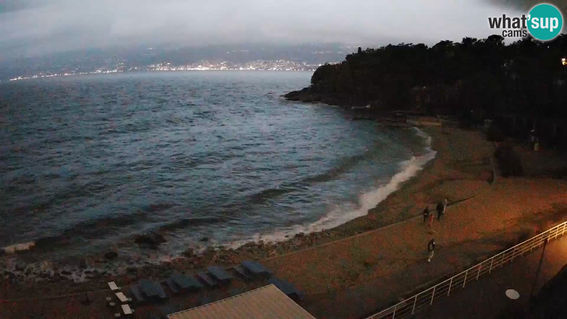 Reka Spletna kamera  plaža pri Bazenih Kantrida