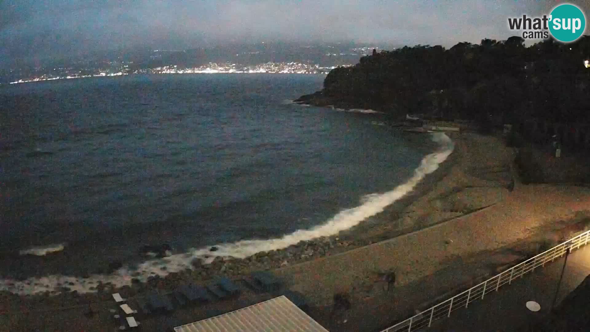 Reka Spletna kamera  plaža pri Bazenih Kantrida