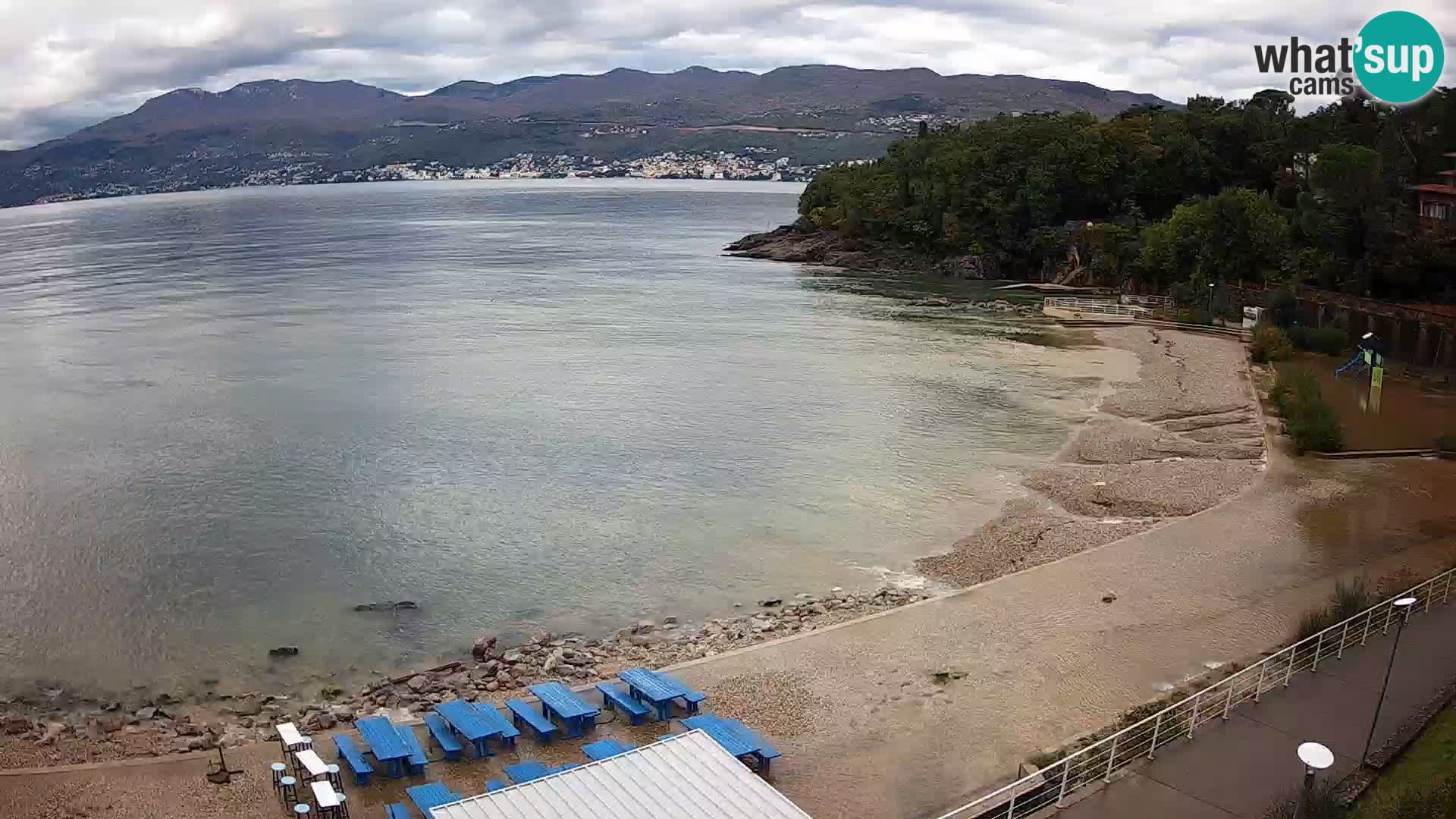 Rijeka web kamera plaža pri Bazenih Kantrida