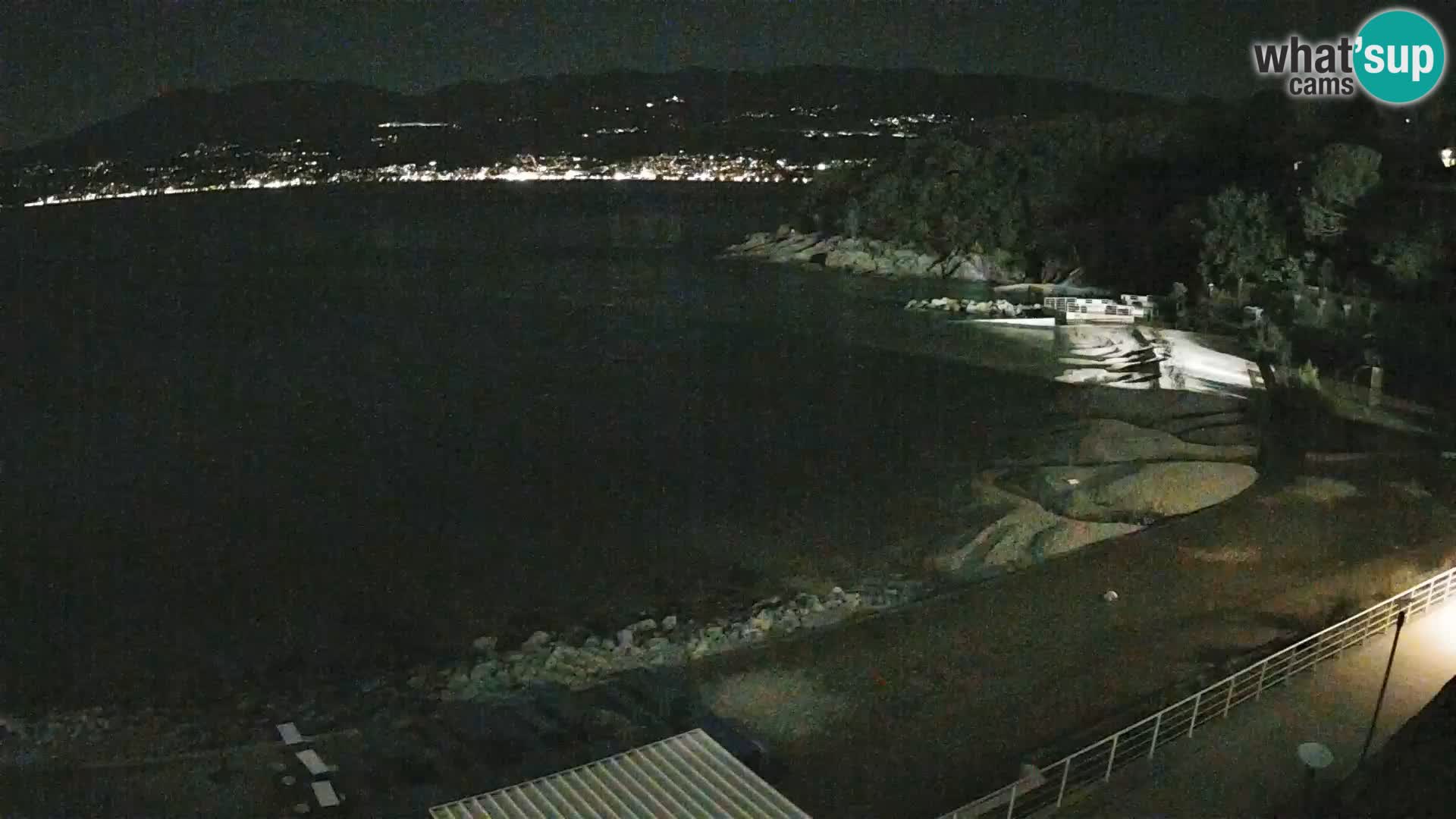 Reka Spletna kamera  plaža pri Bazenih Kantrida