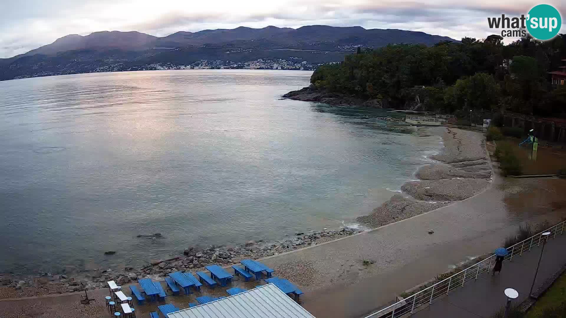 Reka Spletna kamera  plaža pri Bazenih Kantrida