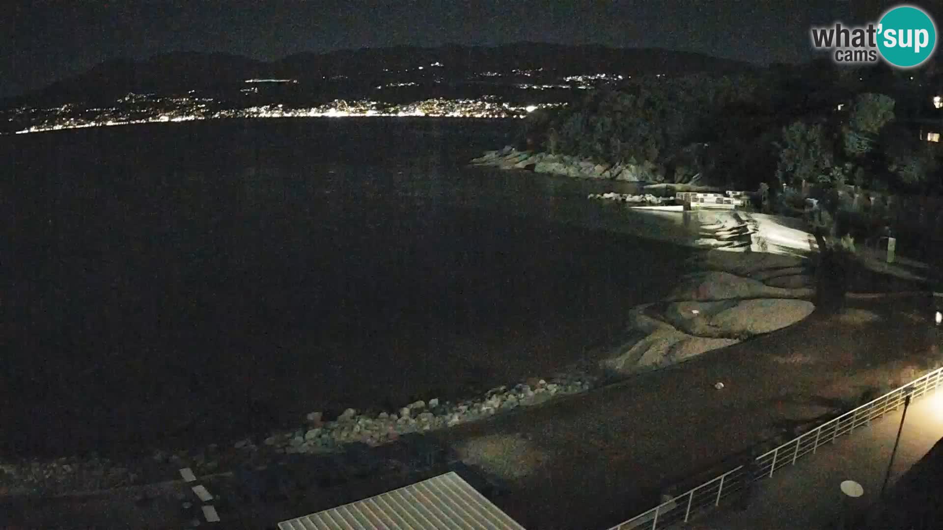 Reka Spletna kamera  plaža pri Bazenih Kantrida