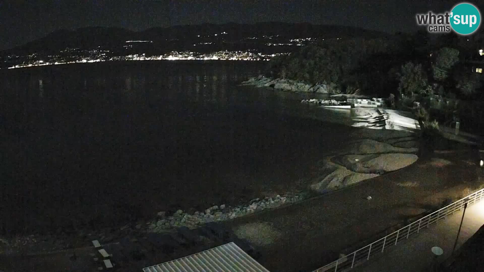 Rijeka web kamera plaža pri Bazenih Kantrida