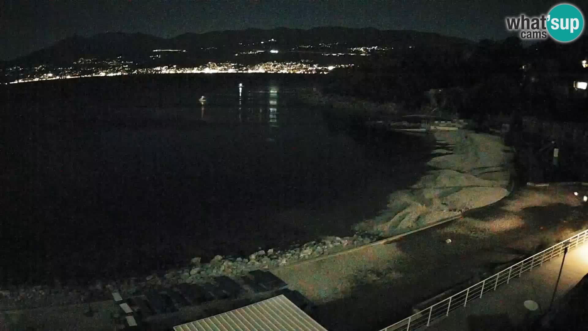 Rijeka web kamera plaža pri Bazenih Kantrida