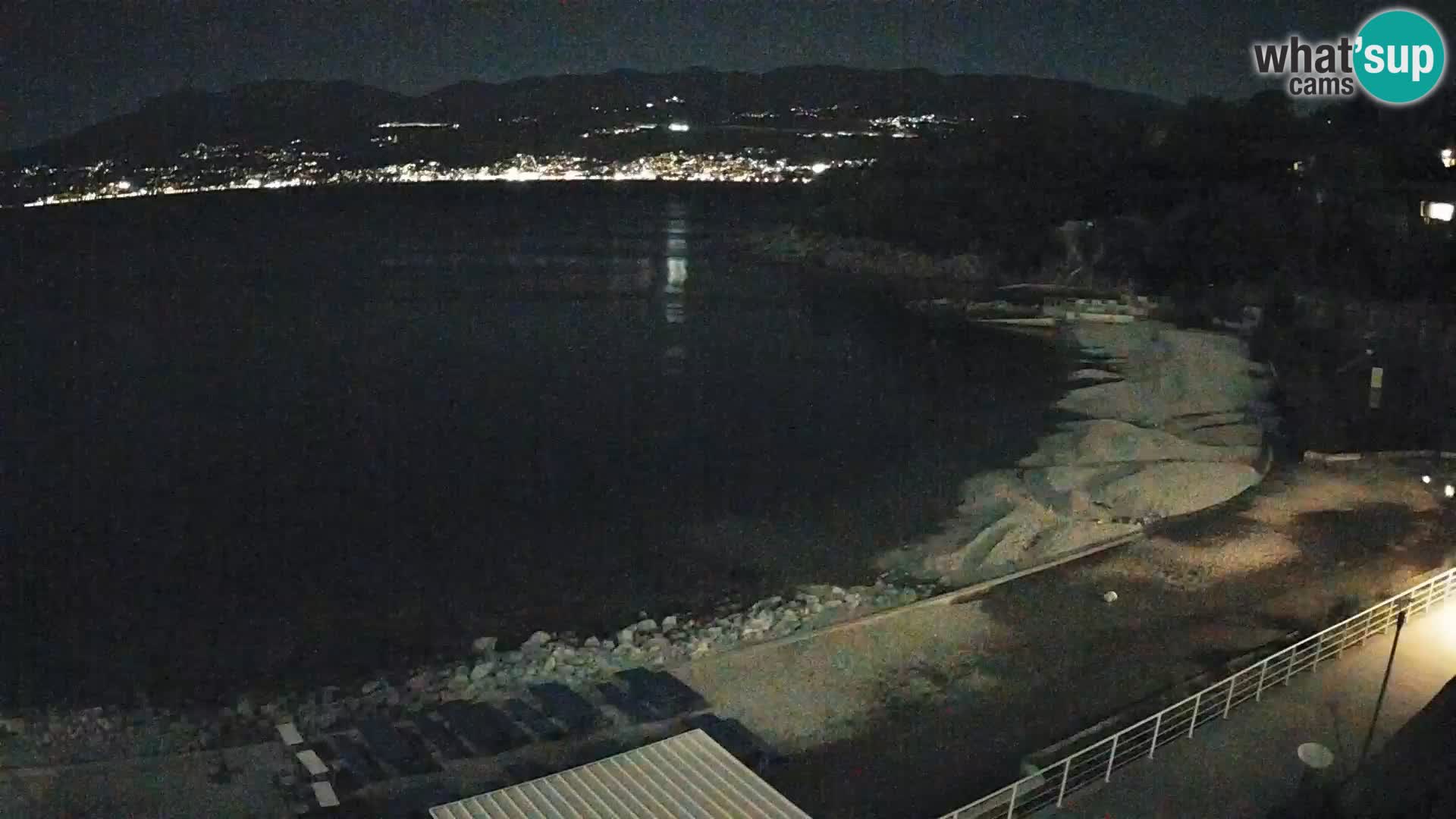 Rijeka web kamera plaža pri Bazenih Kantrida