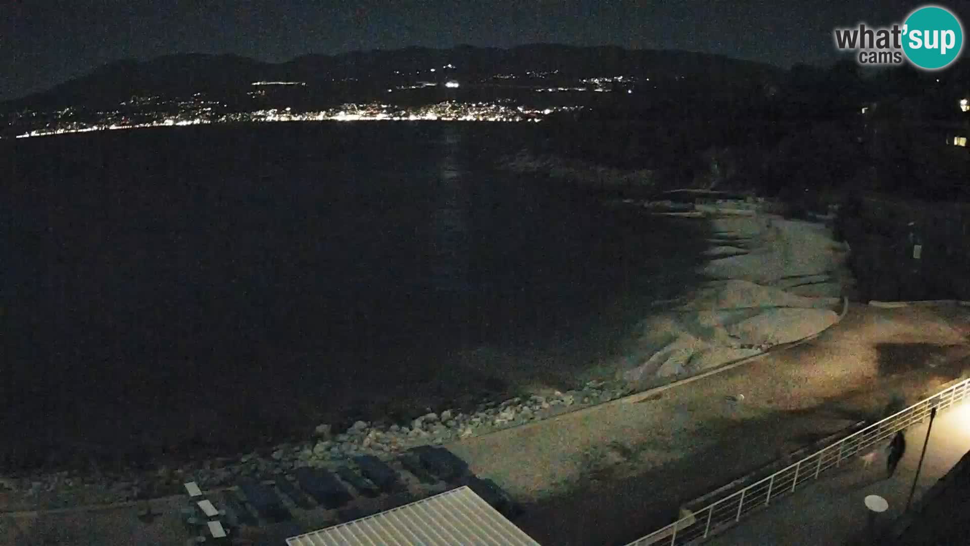 Rijeka web kamera plaža pri Bazenih Kantrida
