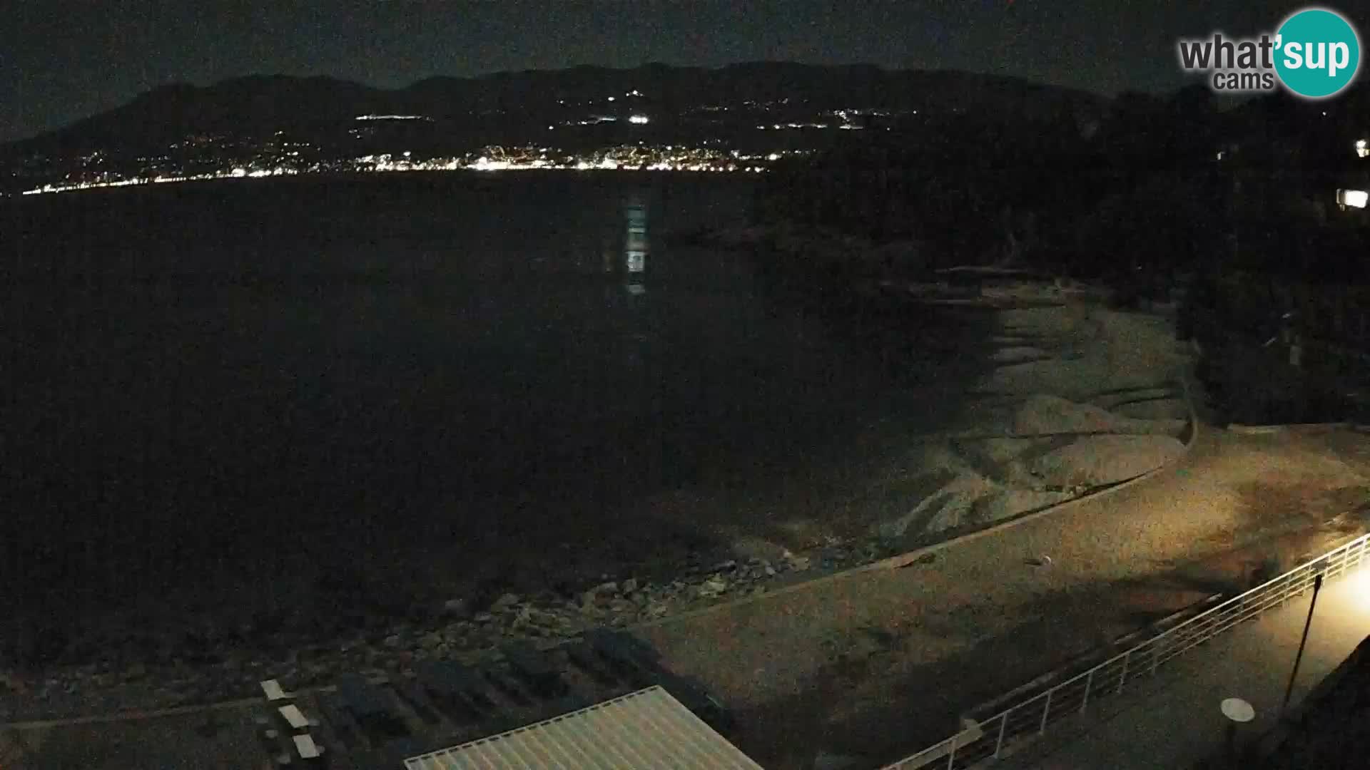 Rijeka web kamera plaža pri Bazenih Kantrida