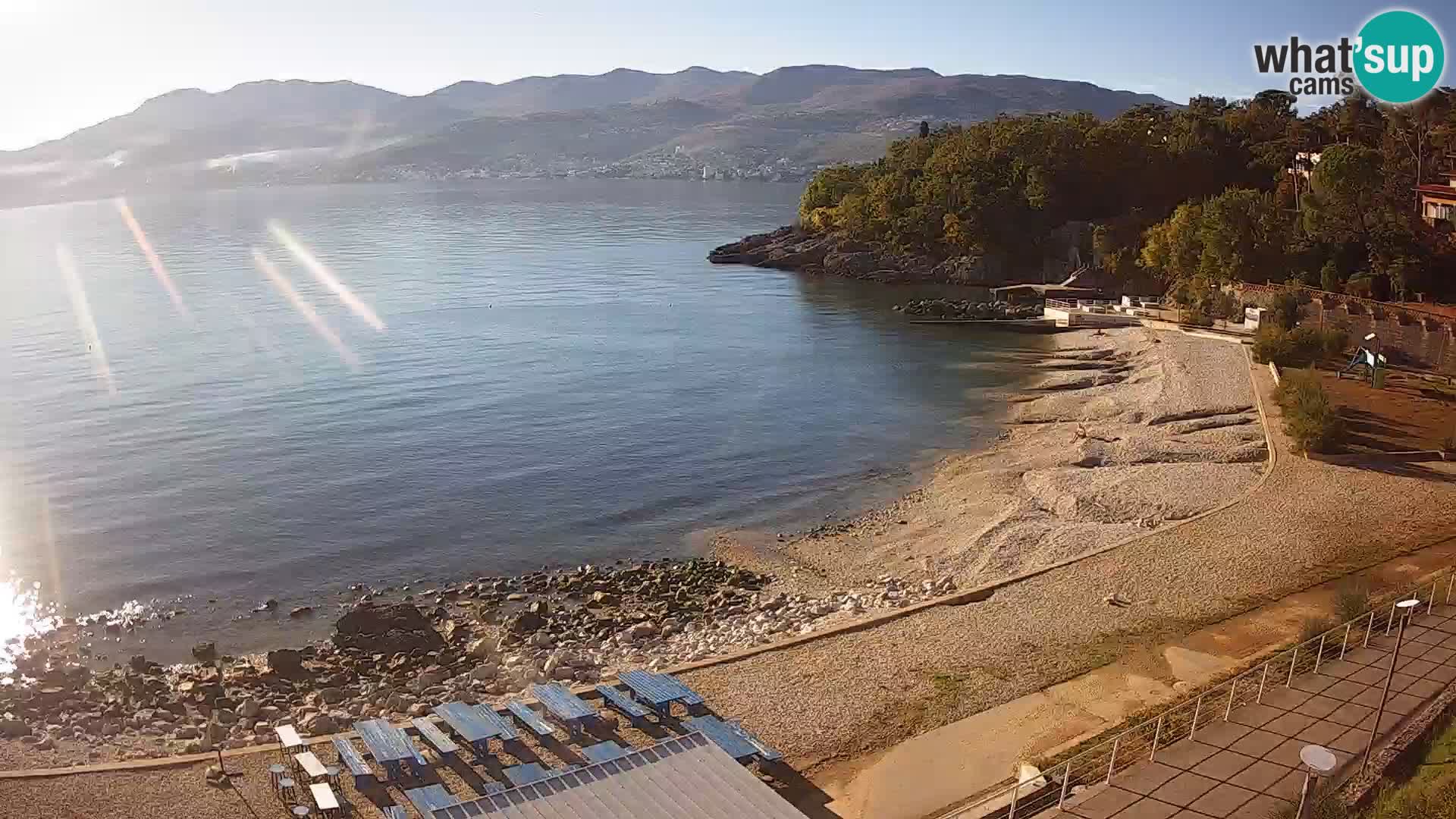 Rijeka Live webcam piscinas de playa Kantrida