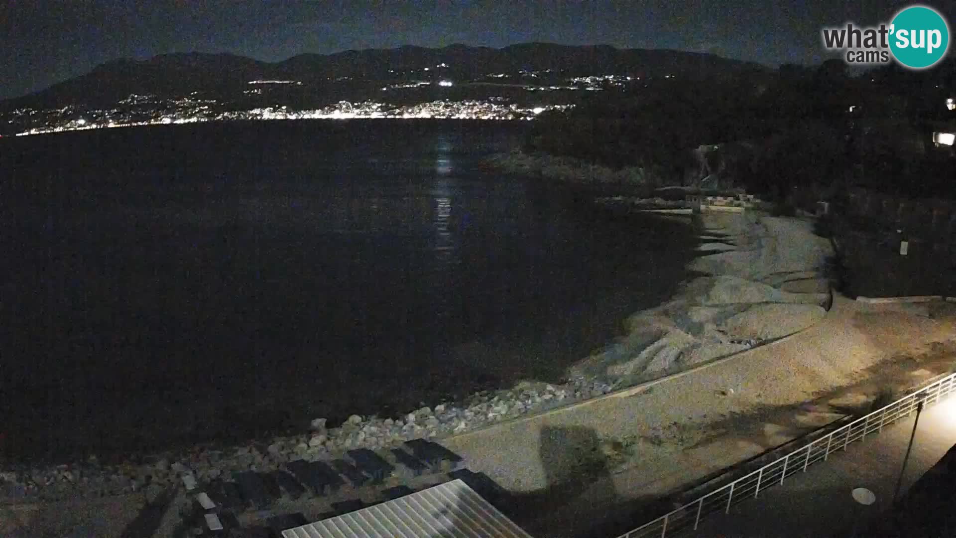 Reka Spletna kamera  plaža pri Bazenih Kantrida