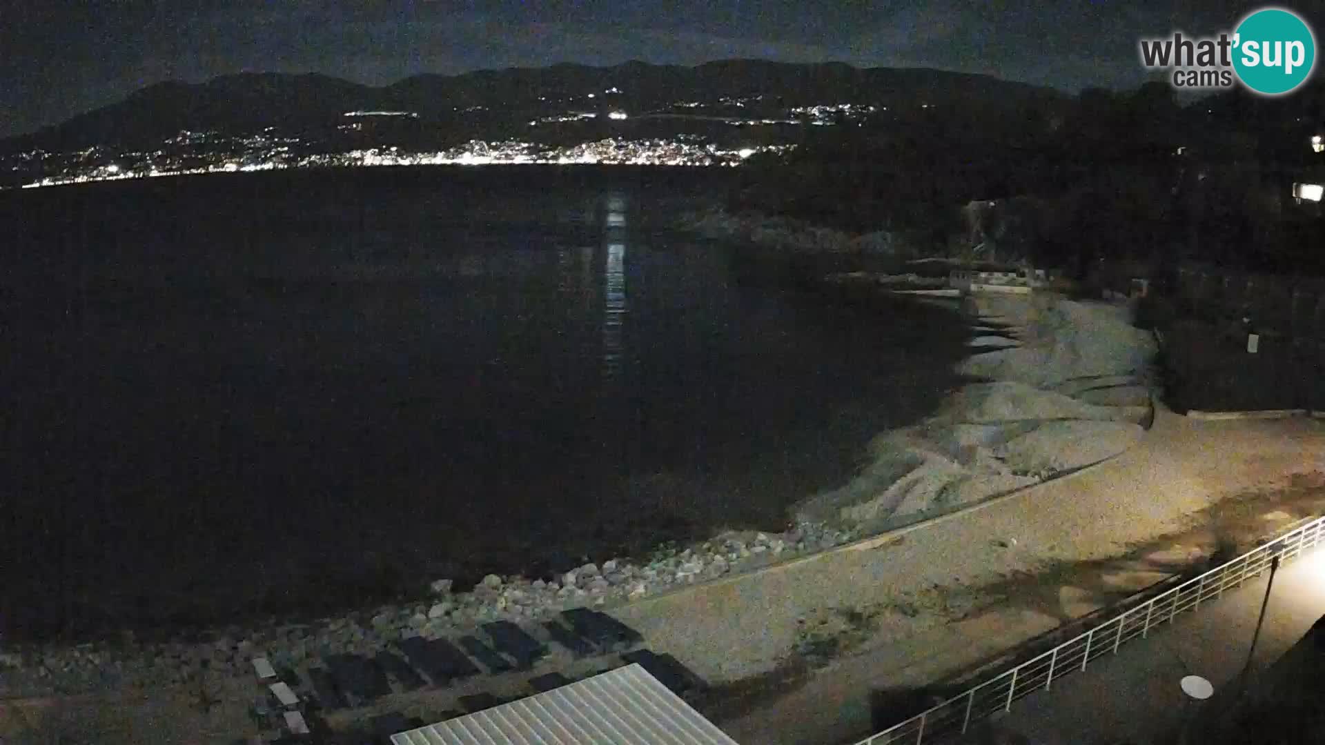 Rijeka web kamera plaža pri Bazenih Kantrida