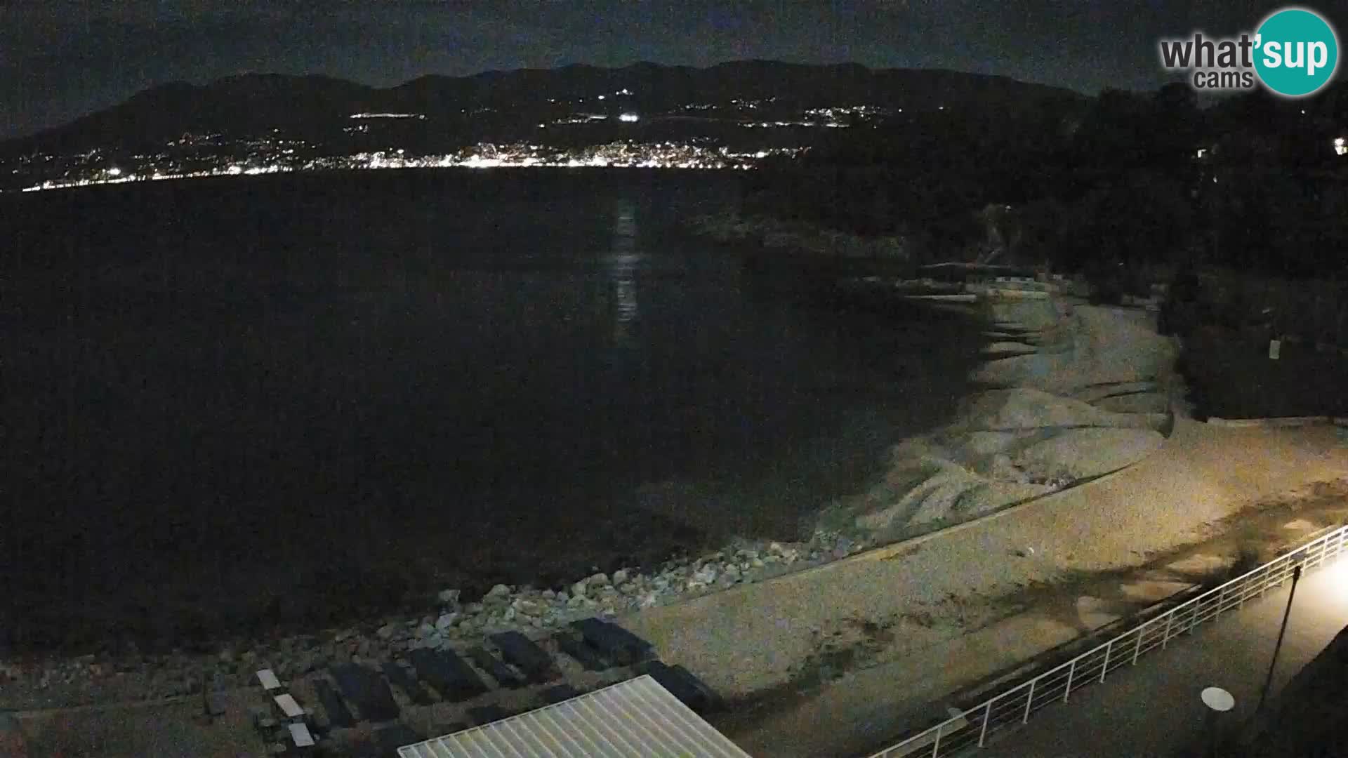 Reka Spletna kamera  plaža pri Bazenih Kantrida