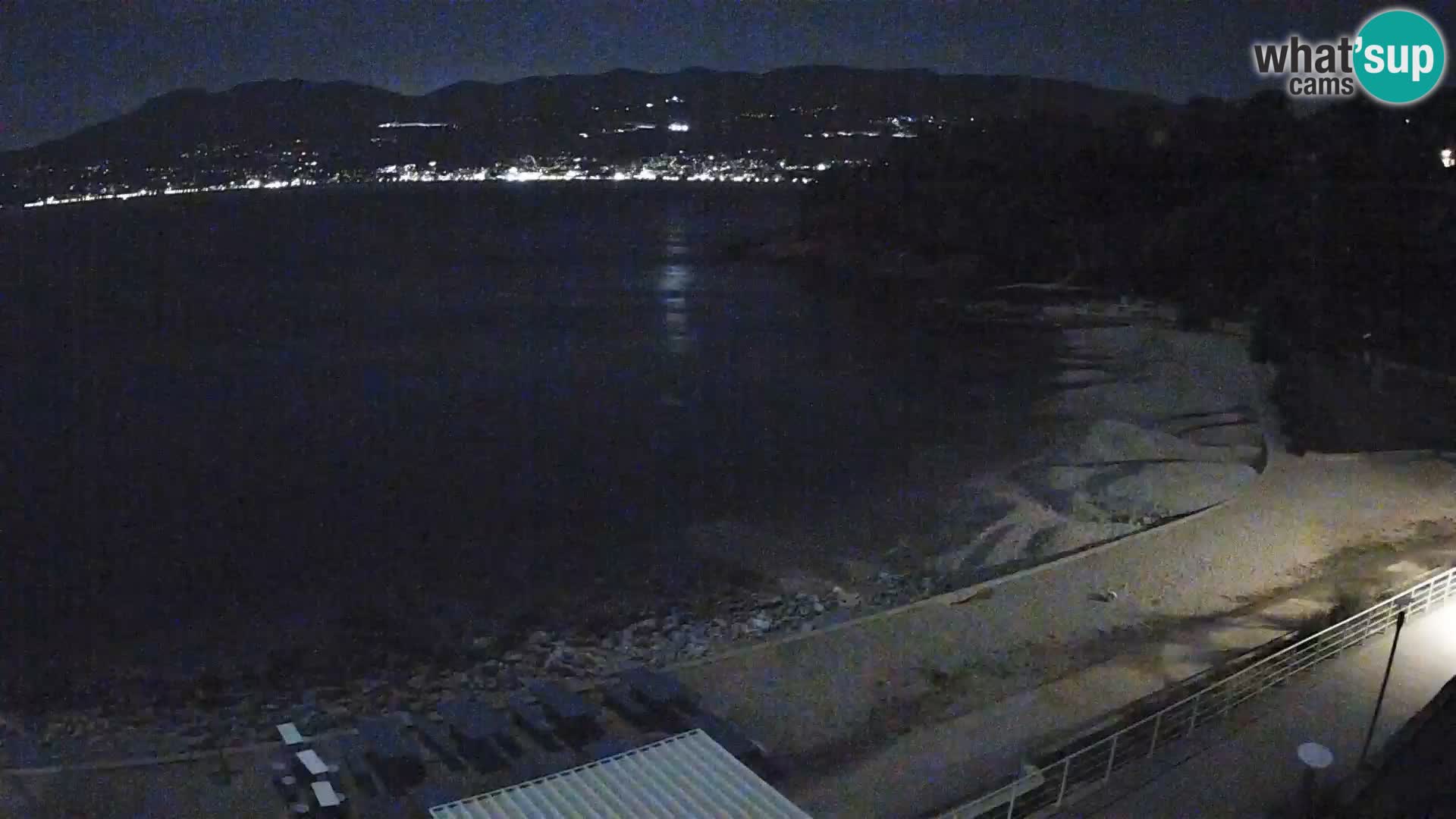 Rijeka web kamera plaža pri Bazenih Kantrida