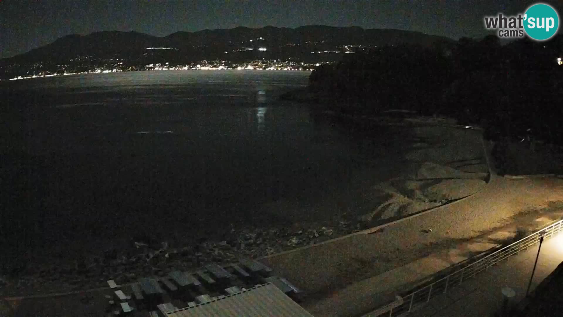 Rijeka web kamera plaža pri Bazenih Kantrida