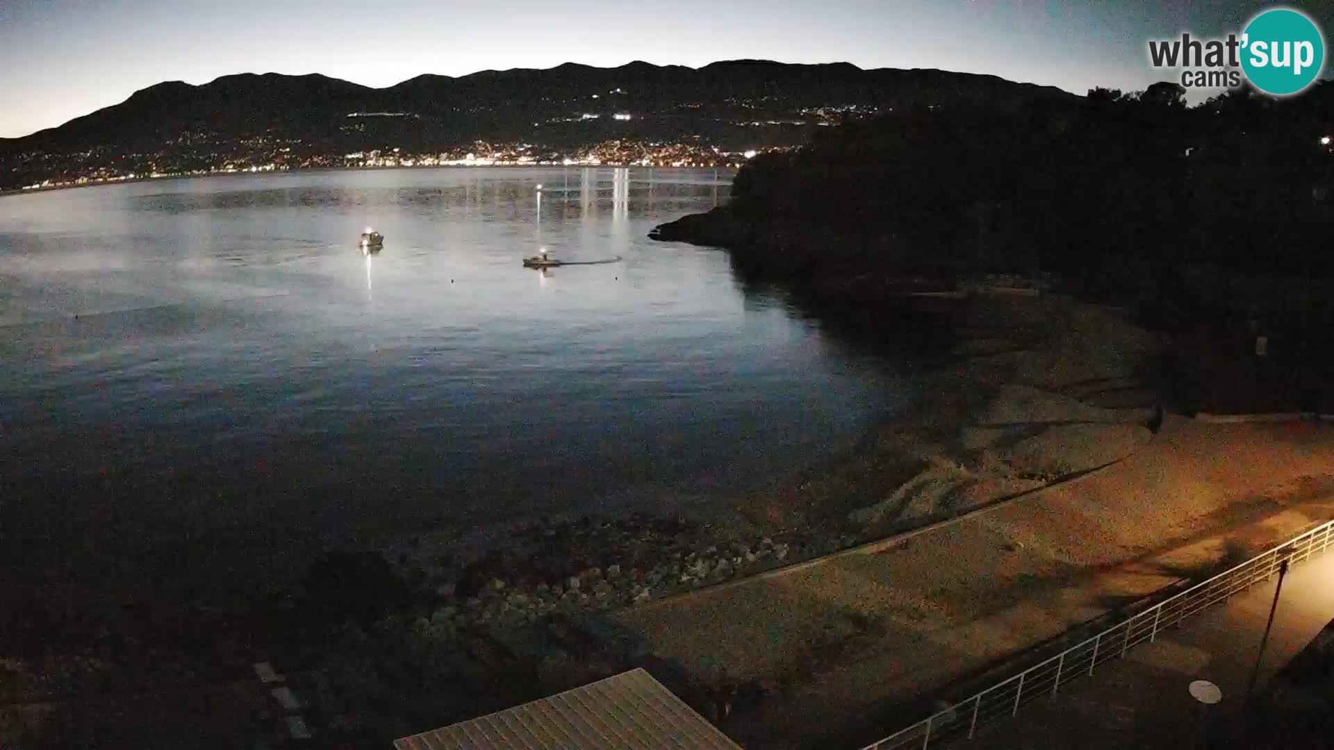 Reka Spletna kamera  plaža pri Bazenih Kantrida