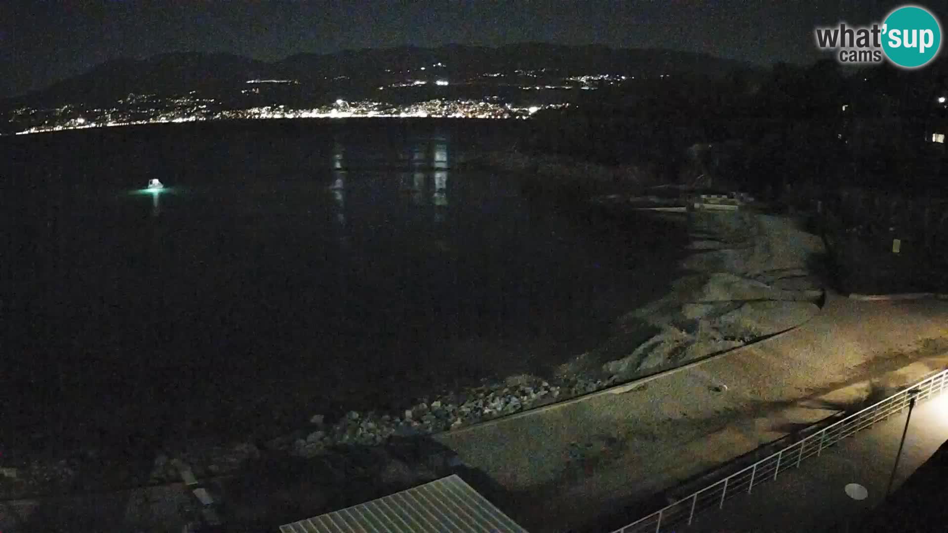 Reka Spletna kamera  plaža pri Bazenih Kantrida