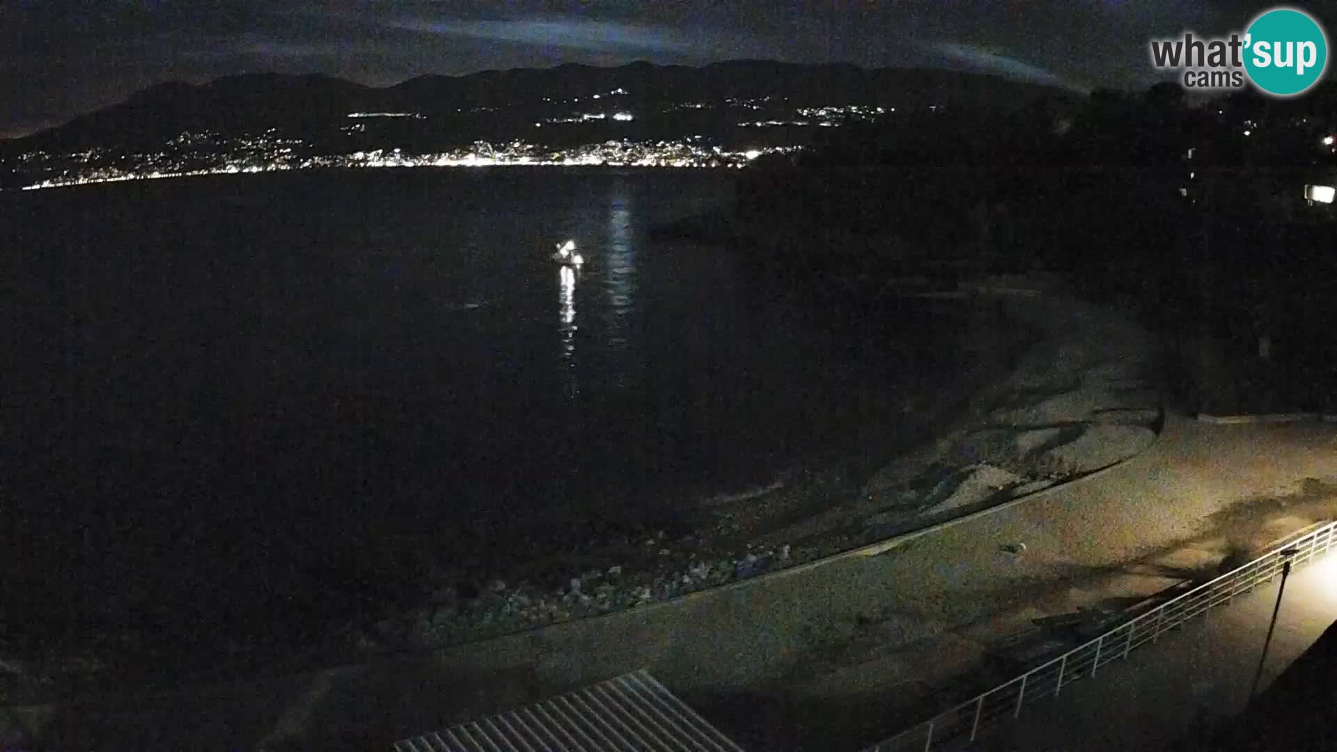 Rijeka web kamera plaža pri Bazenih Kantrida