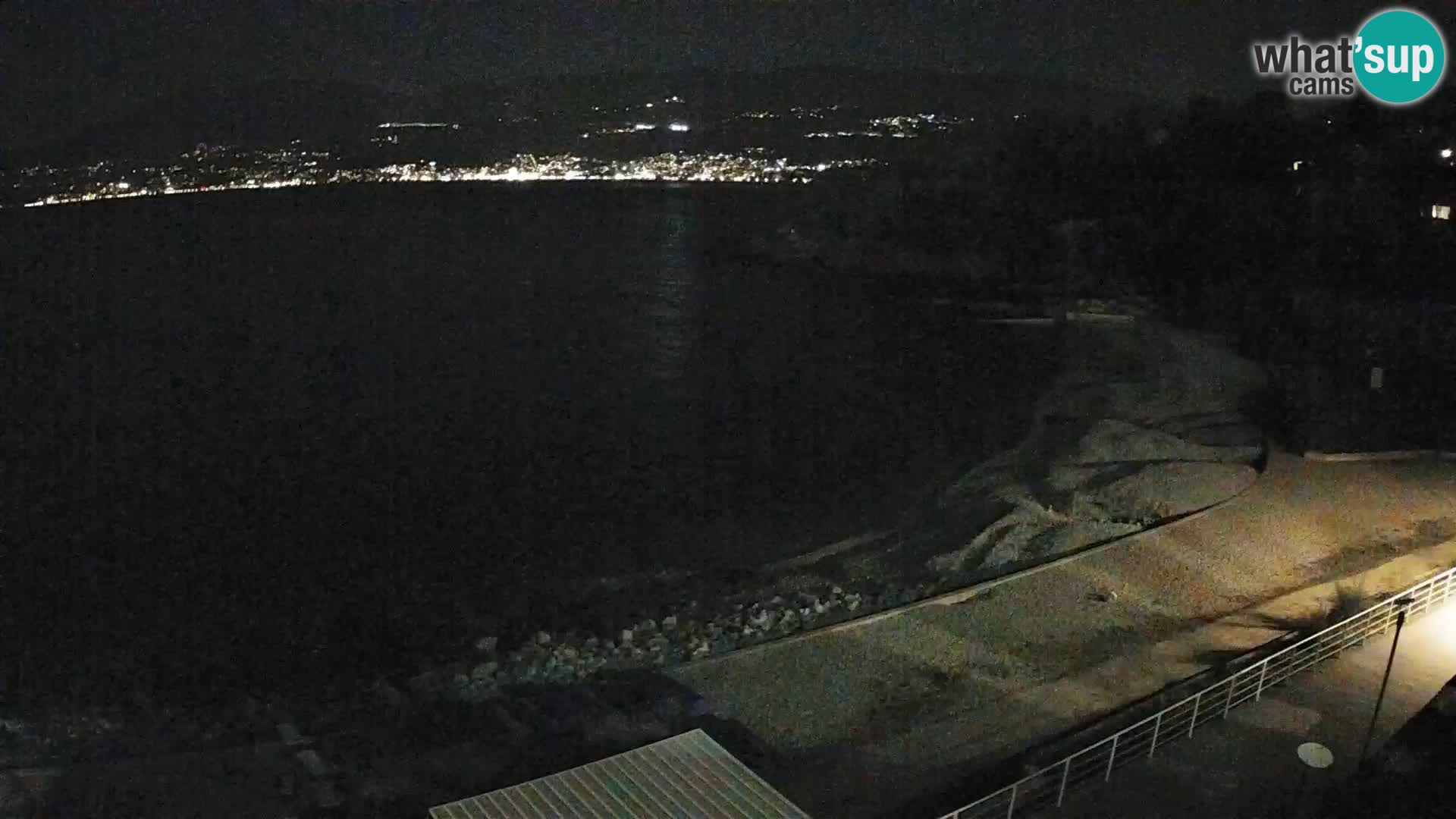 Rijeka web kamera plaža pri Bazenih Kantrida