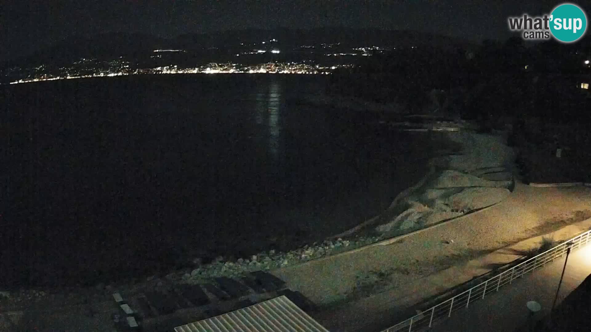 Rijeka web kamera plaža pri Bazenih Kantrida