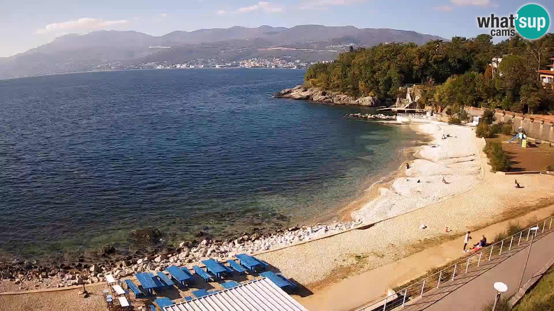 Reka Spletna kamera  plaža pri Bazenih Kantrida