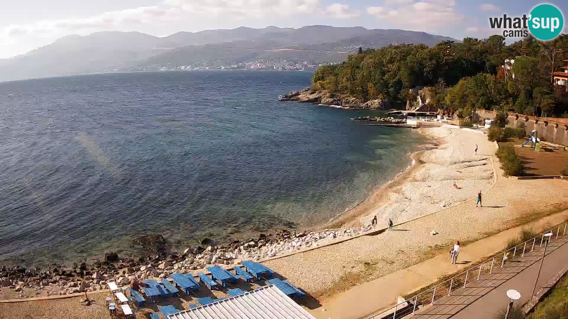 Reka Spletna kamera  plaža pri Bazenih Kantrida