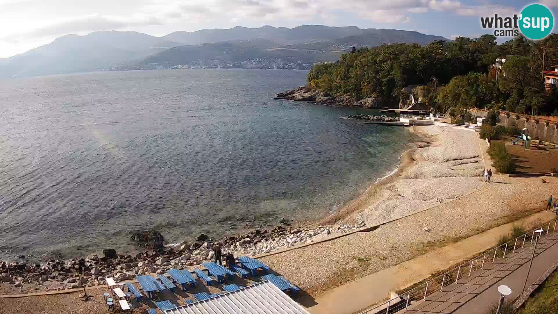 LIVE Webcam Rijeka beach Swimming pools Kantrida