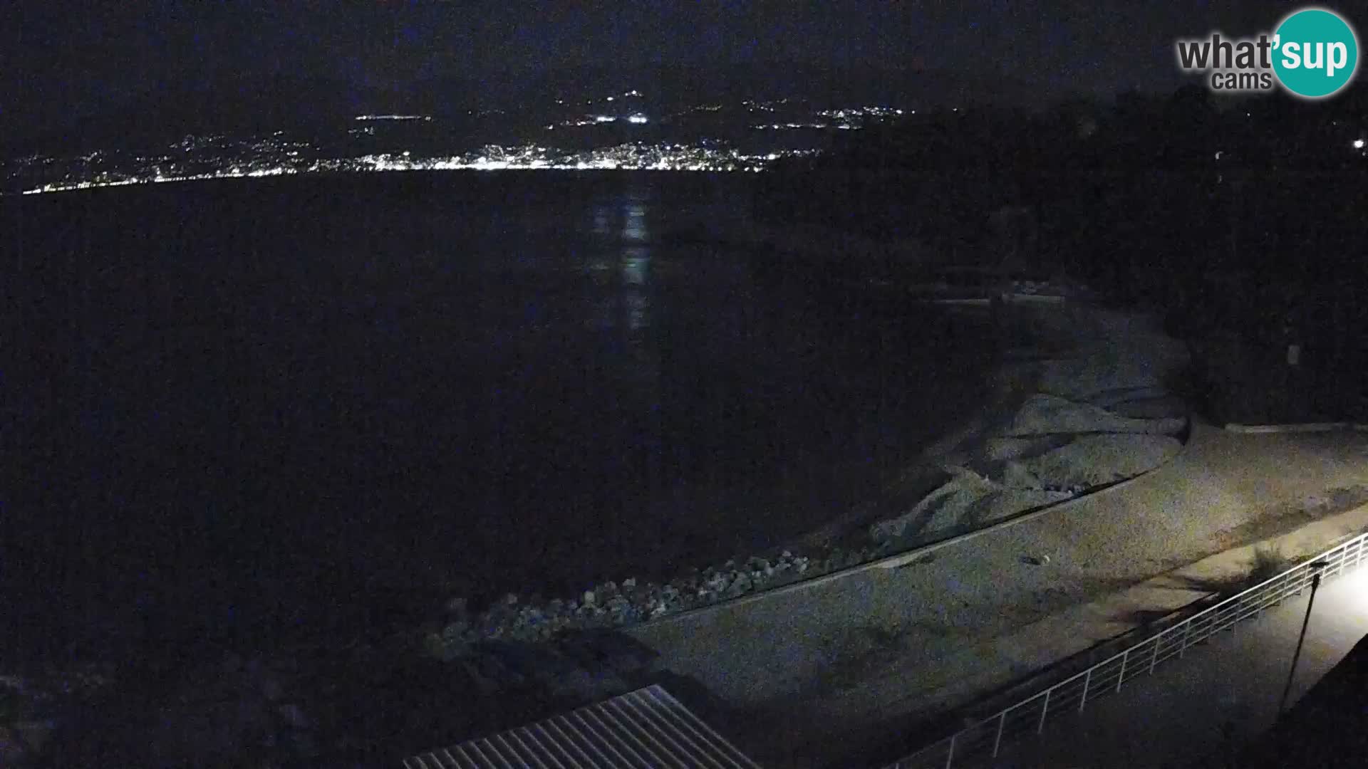 Rijeka web kamera plaža pri Bazenih Kantrida