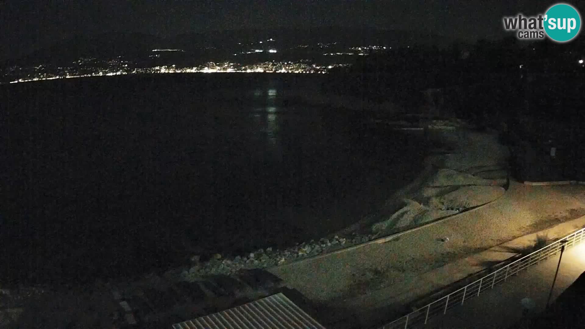 Rijeka web kamera plaža pri Bazenih Kantrida