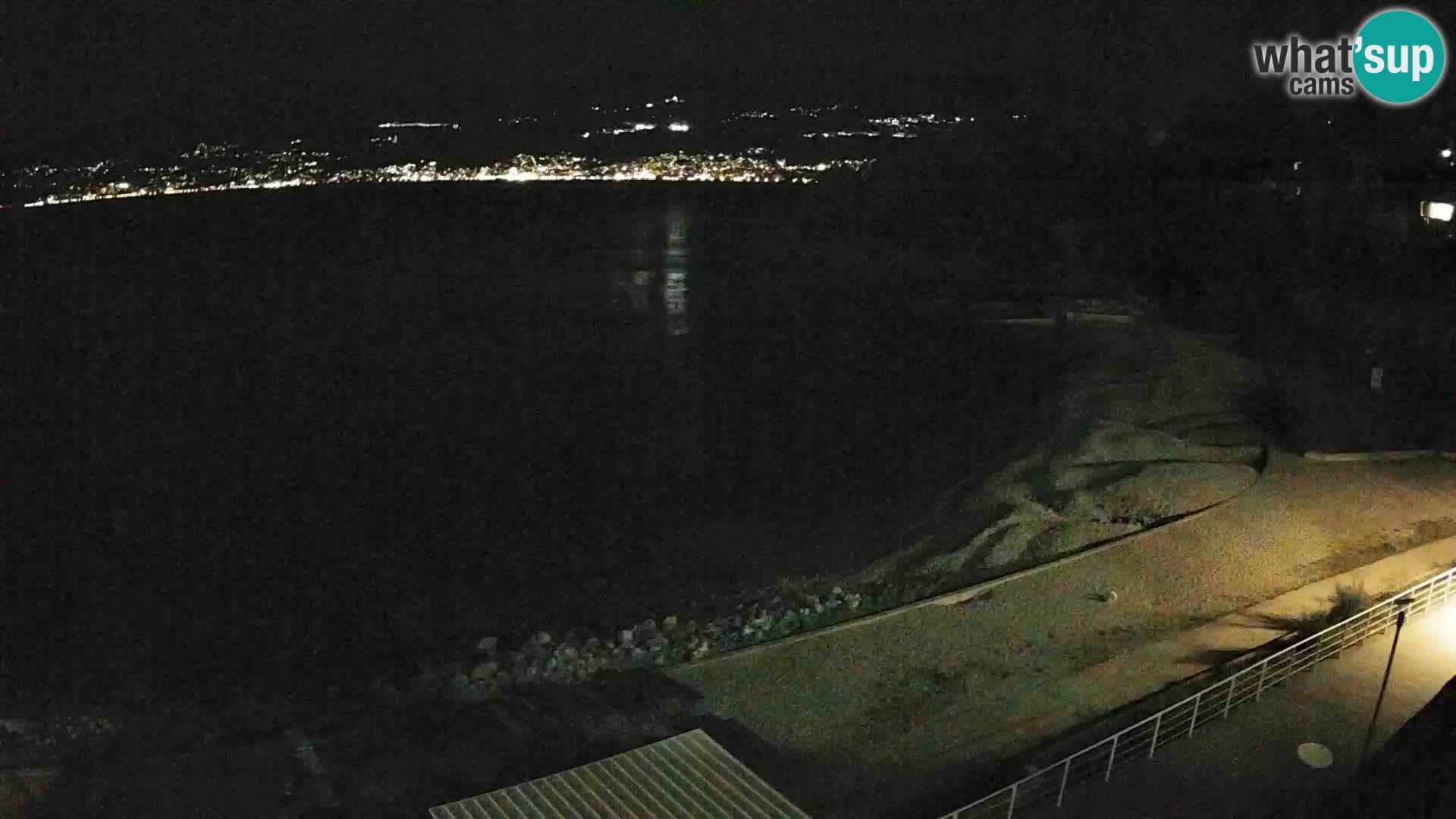 Rijeka web kamera plaža pri Bazenih Kantrida