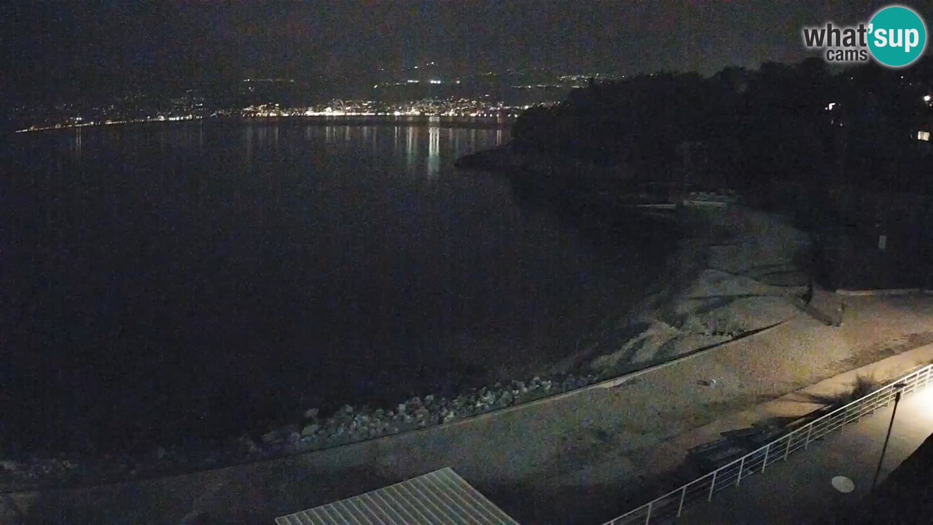 Reka Spletna kamera  plaža pri Bazenih Kantrida