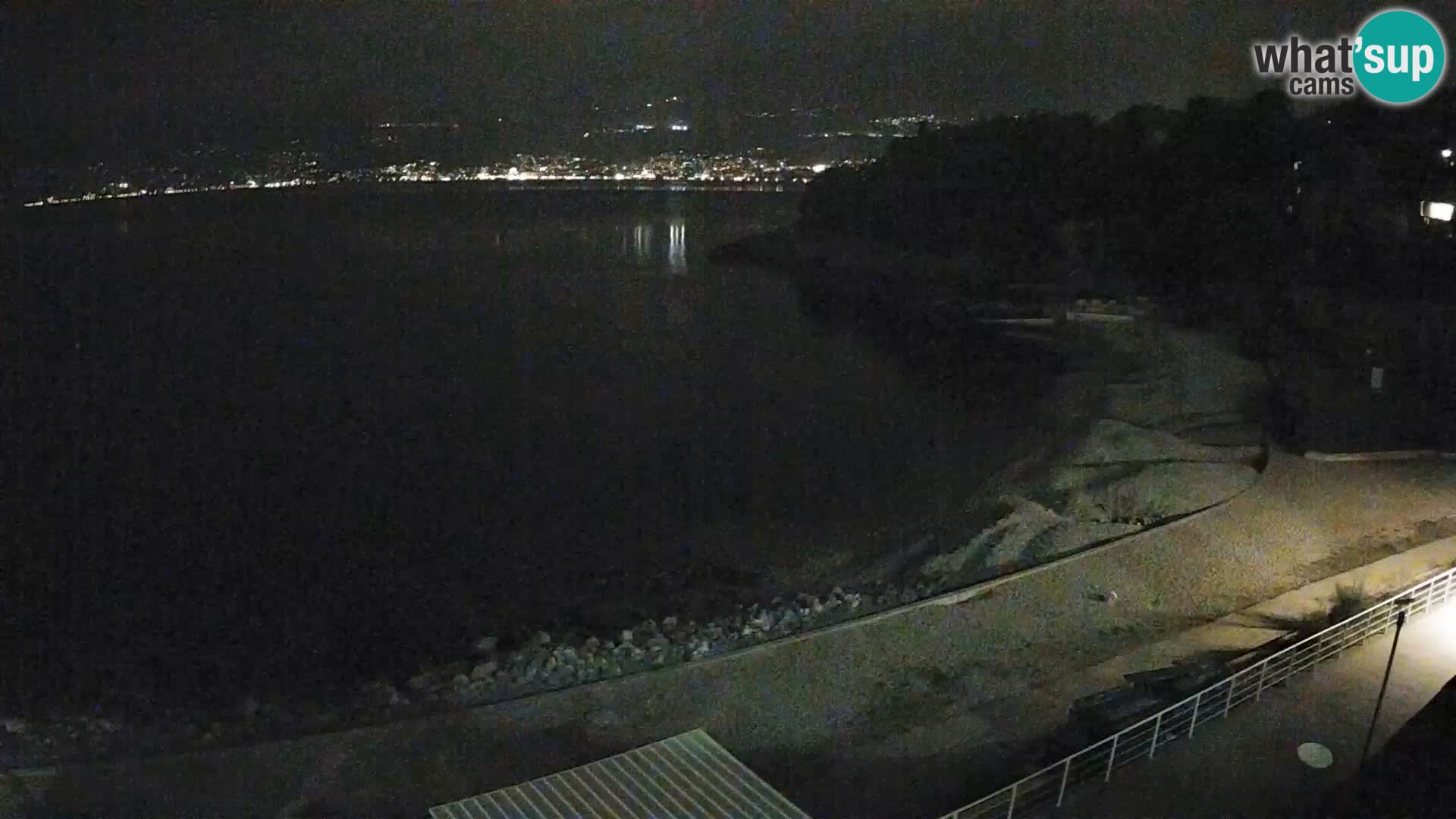 Rijeka web kamera plaža pri Bazenih Kantrida