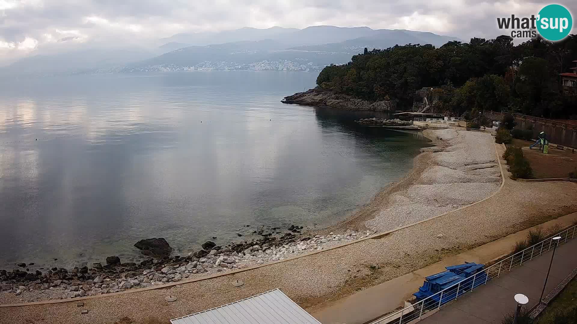 Rijeka web kamera plaža pri Bazenih Kantrida