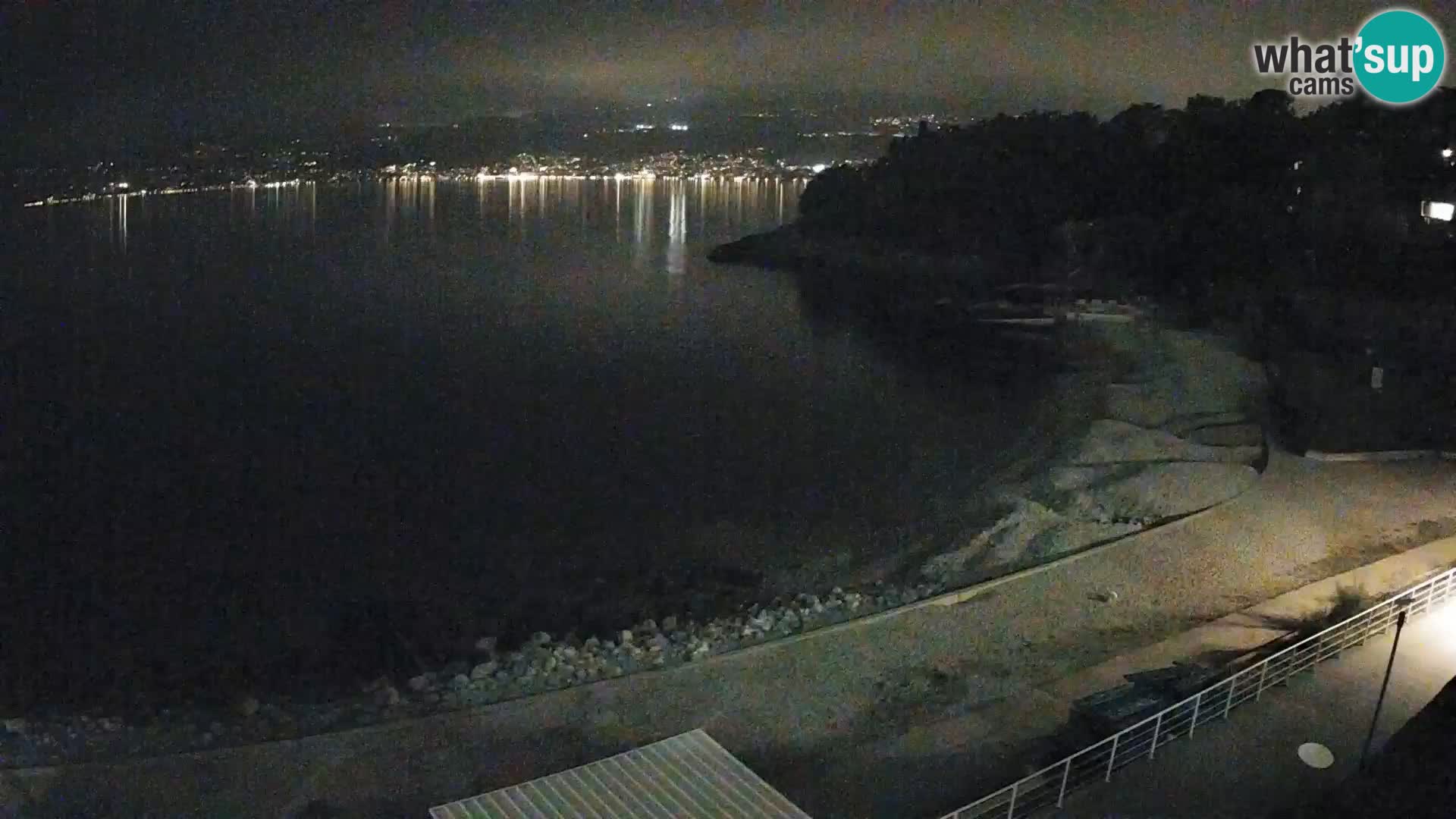 Rijeka web kamera plaža pri Bazenih Kantrida